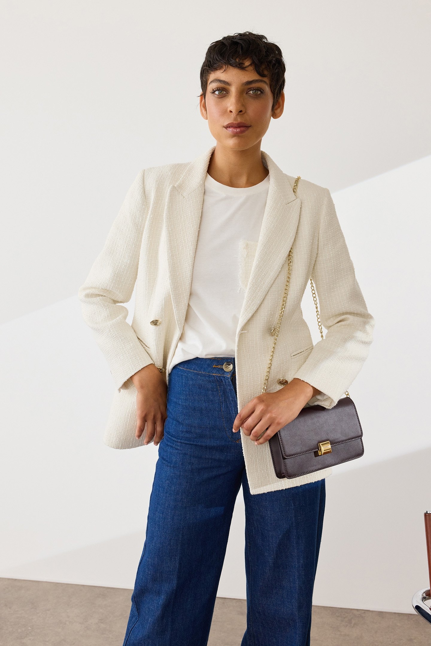 JK MARINER - TWEED JACKET CREAM 4