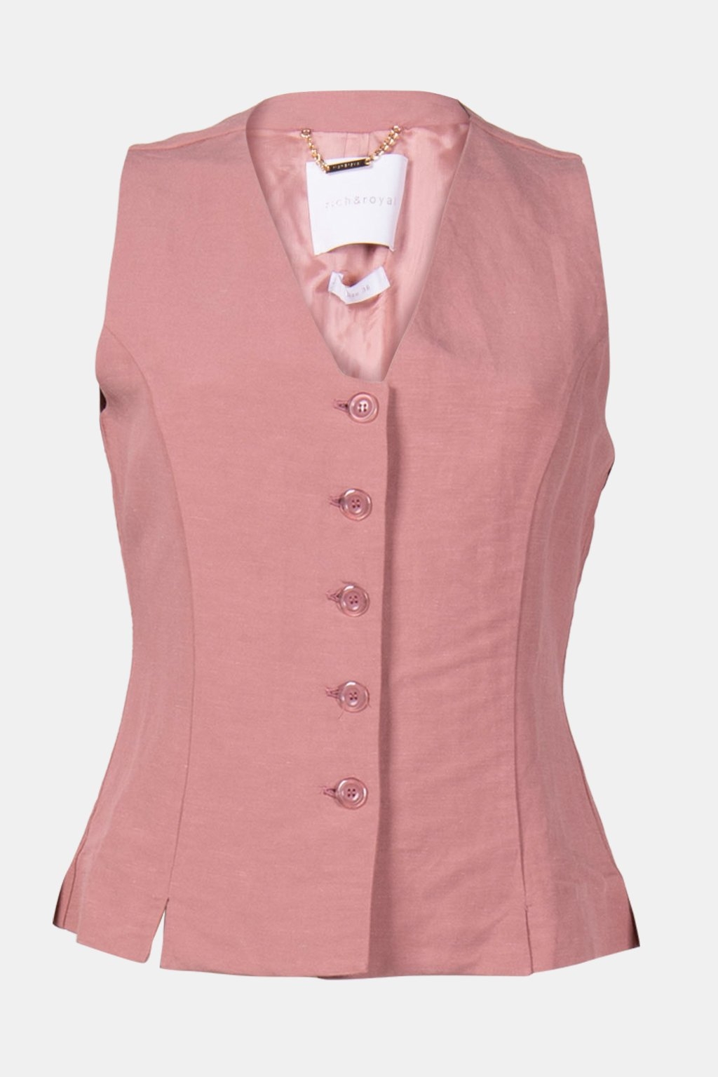 LINEN VEST WOODROSE 3