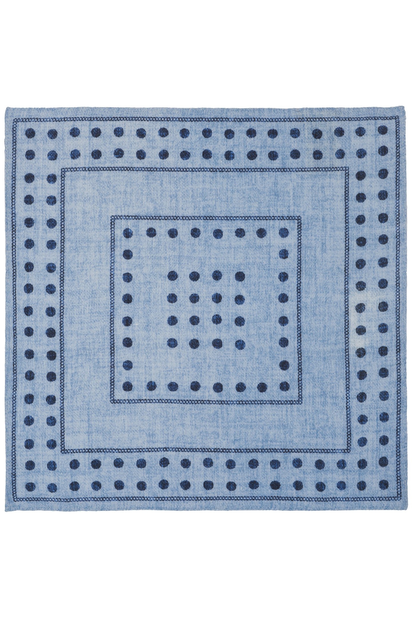 LIGHT BLUE DOTS POCKET SQUARE LIGHT BLUE 2