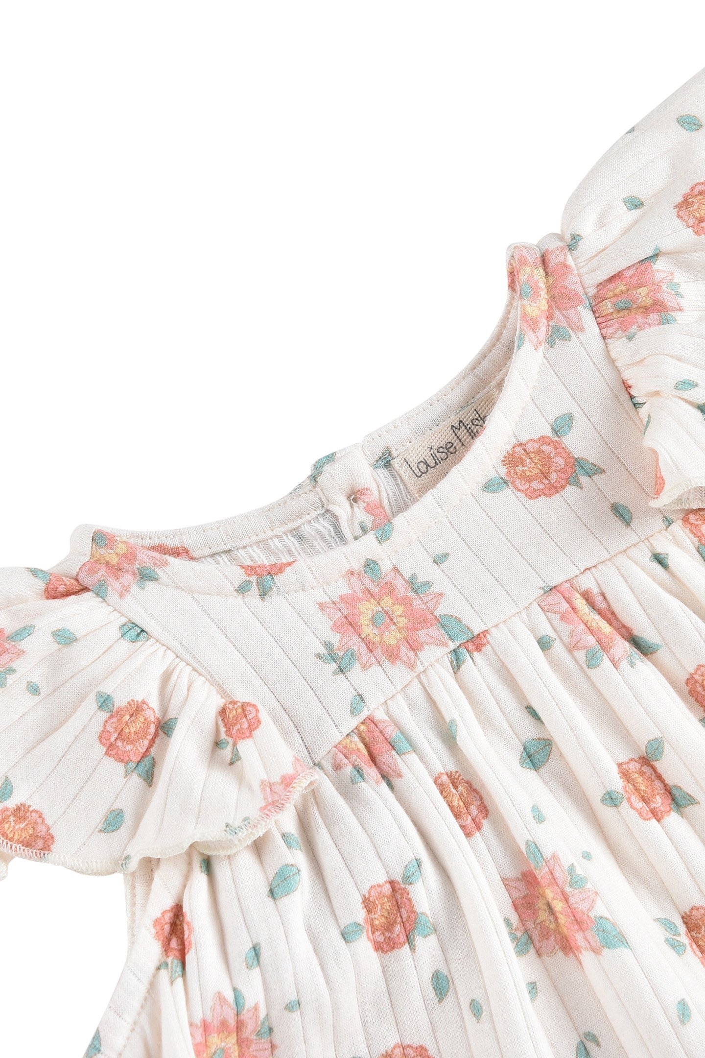 DRESS AMITA OFF WHITE FLOWERS 7