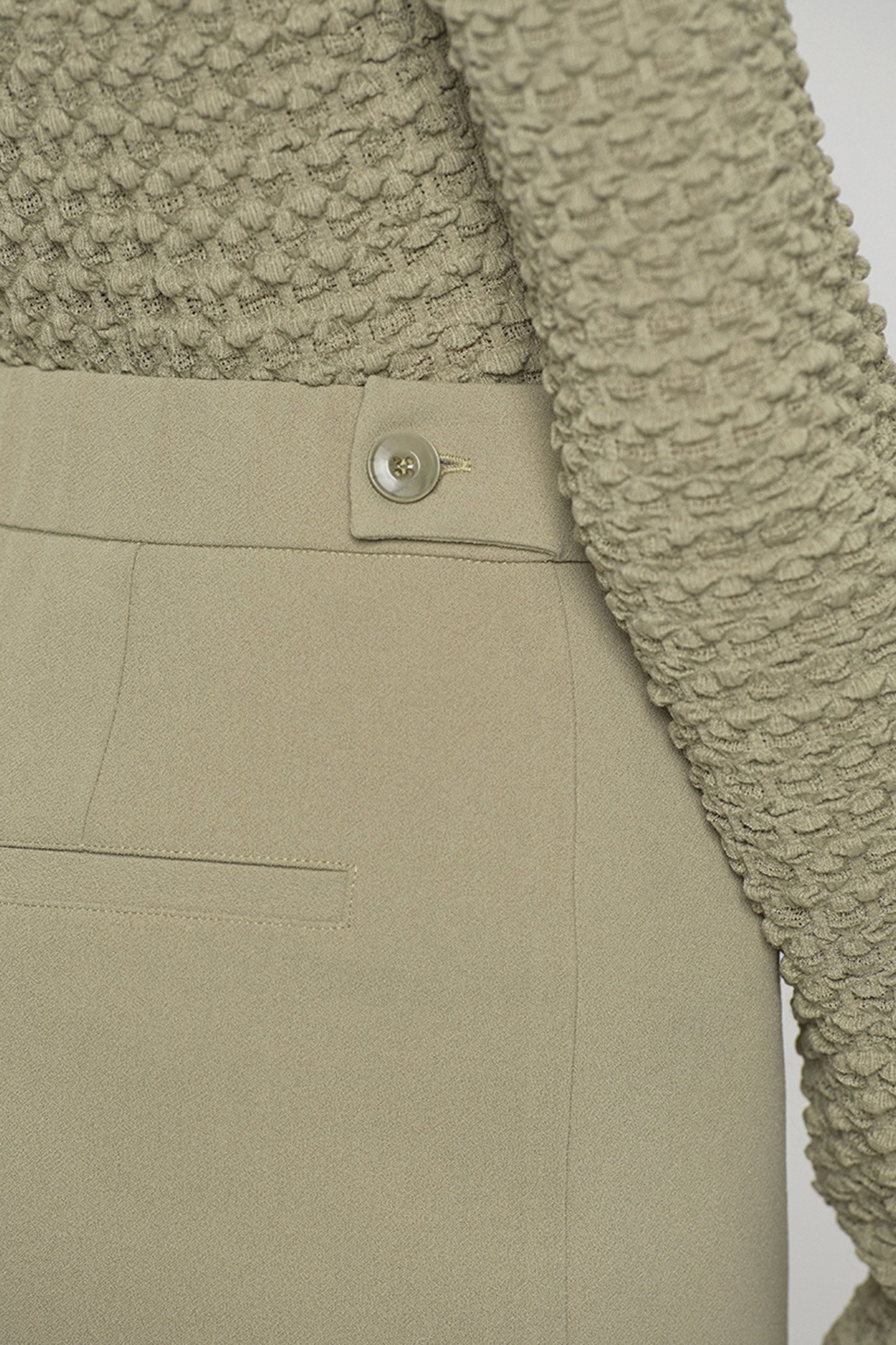 LUCAS WIDE LEG PANTS SWAMP GREEN 5