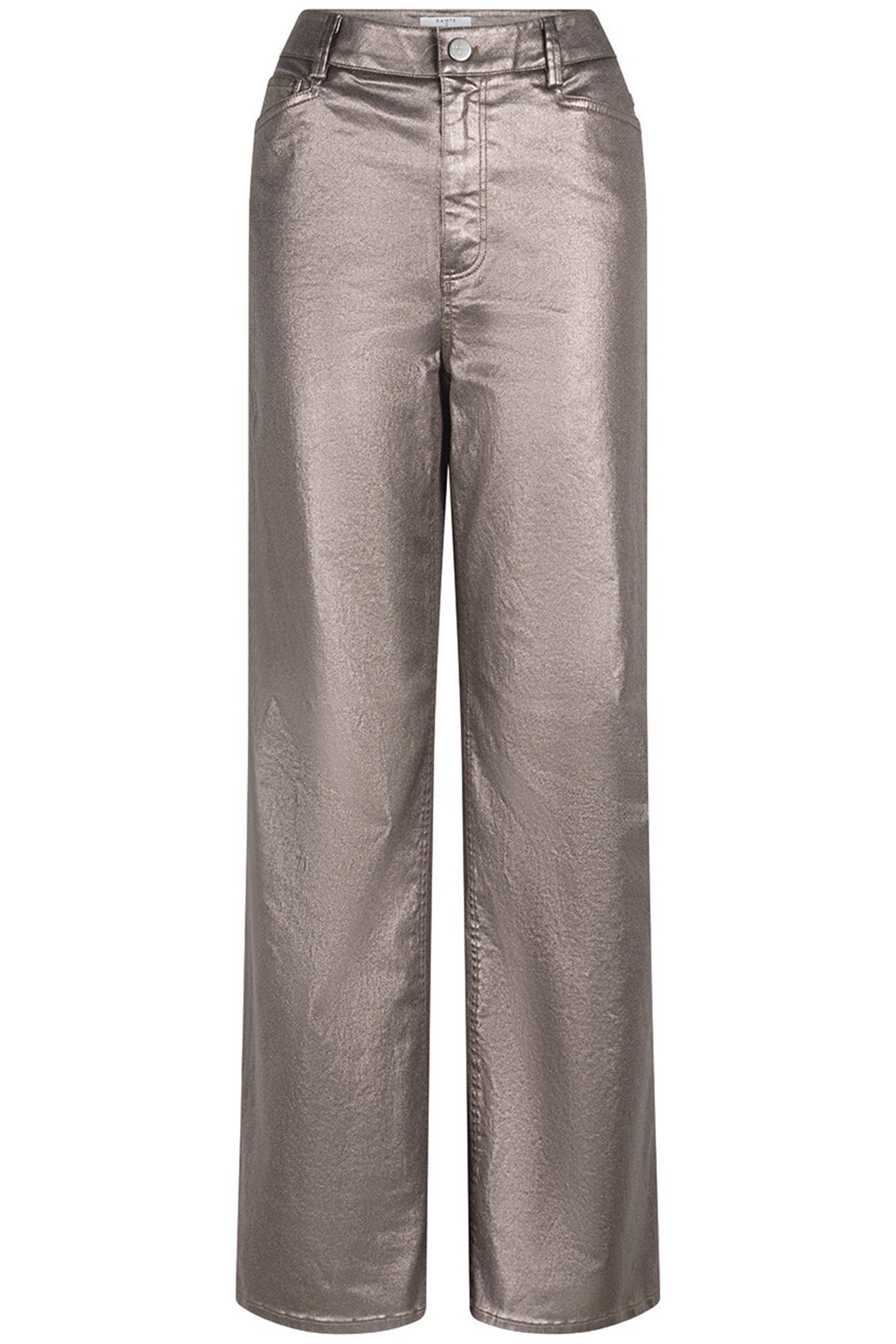 BELLA METALLIC DENIM PANTS REDWOOD CLAY 3