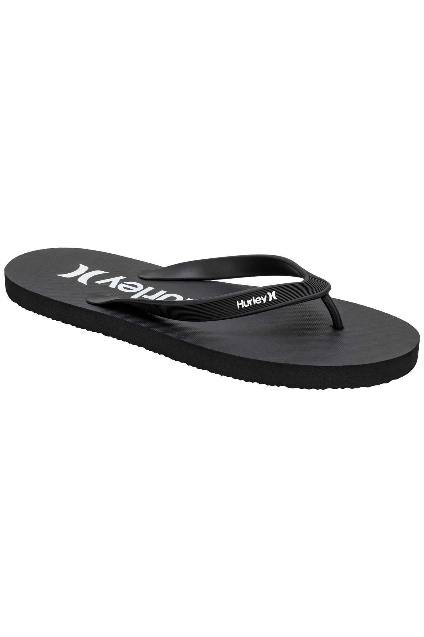 1PK MENS PRINTED FLIP FLOP BLACK / WHITE 2