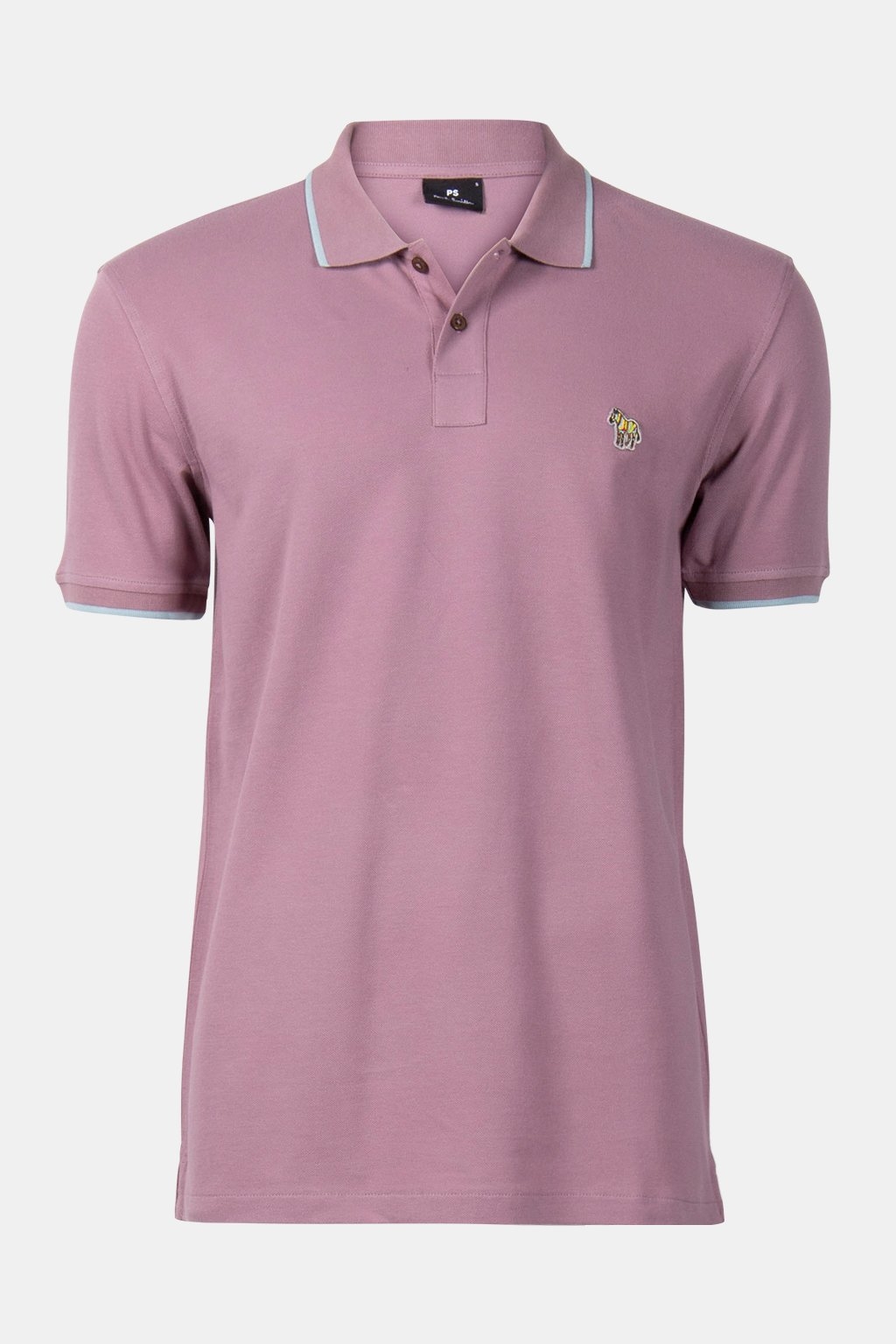 REG POLO SS ZEB BADGE MAUVE 3