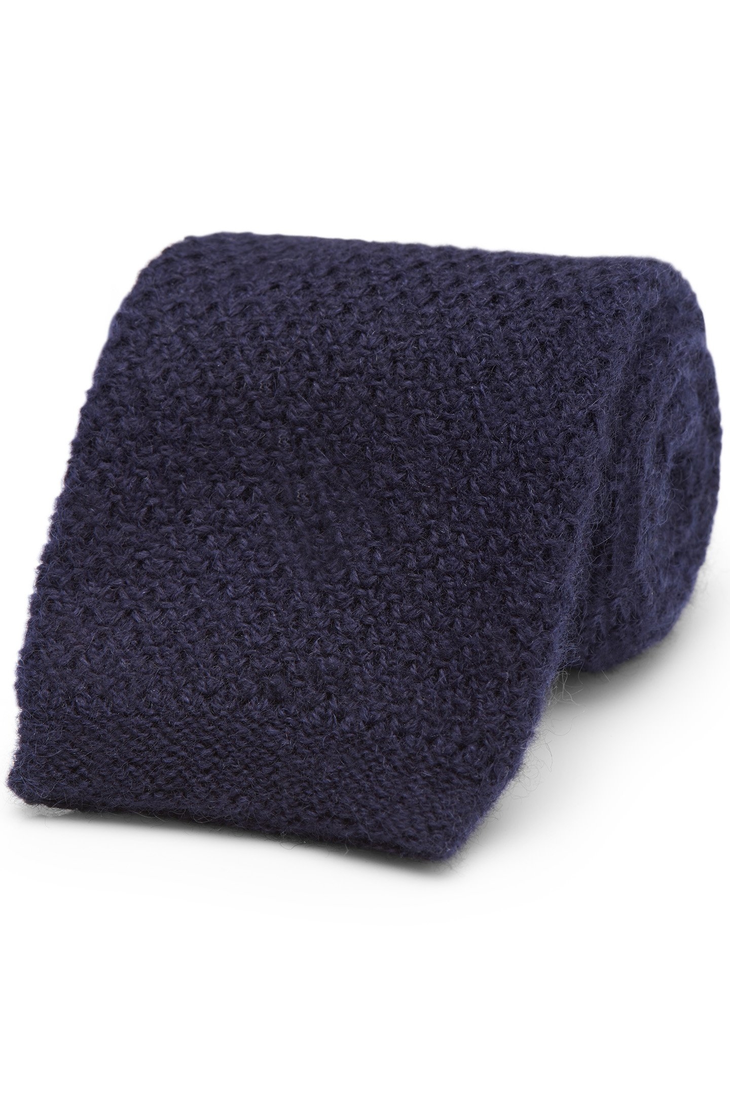 NAVY KNITTED KNITTED TIE NAVY 1