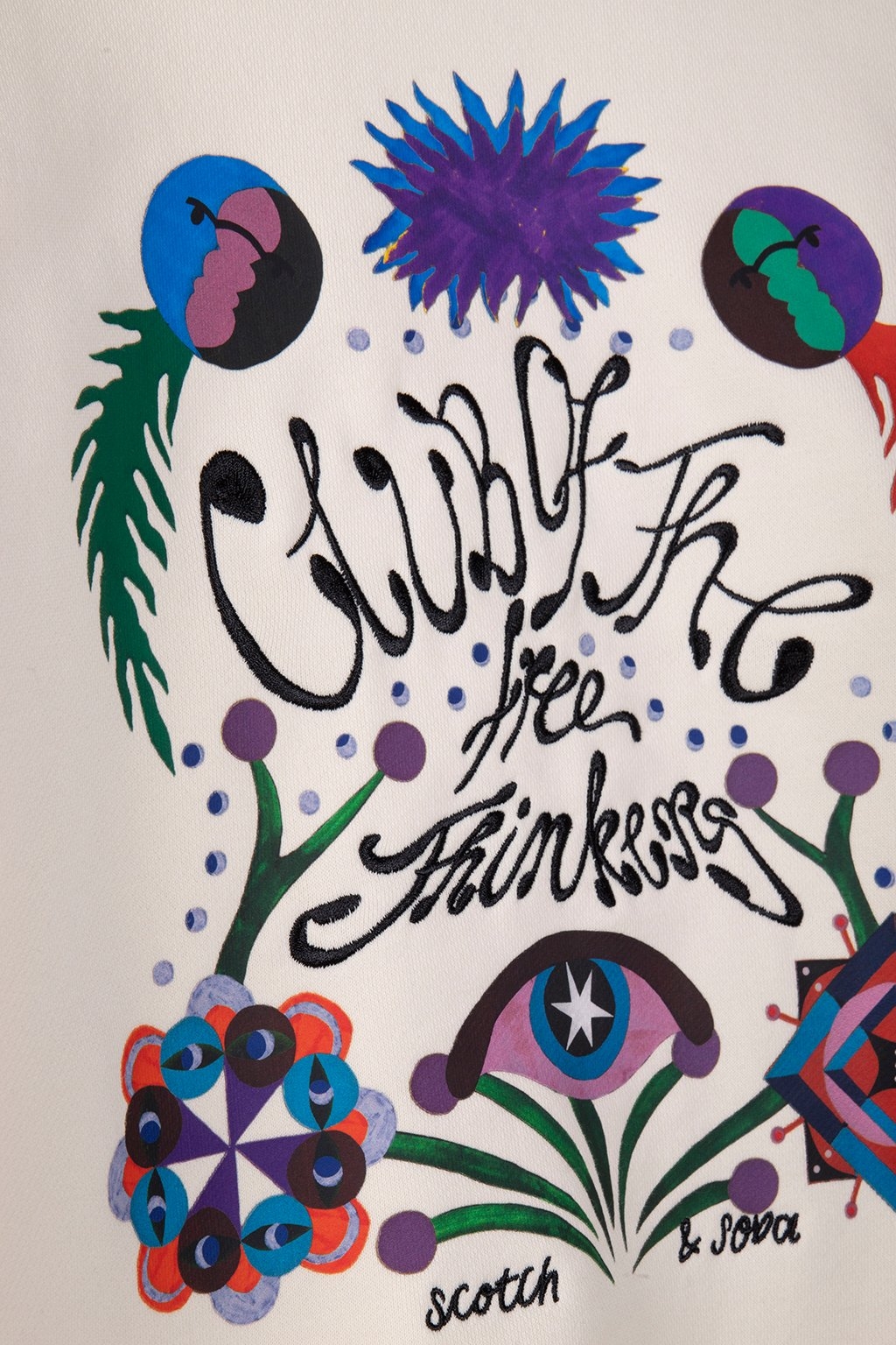 EMBROIDERED REGULAR FIT SWEATSHIRT SOFT ICE 4