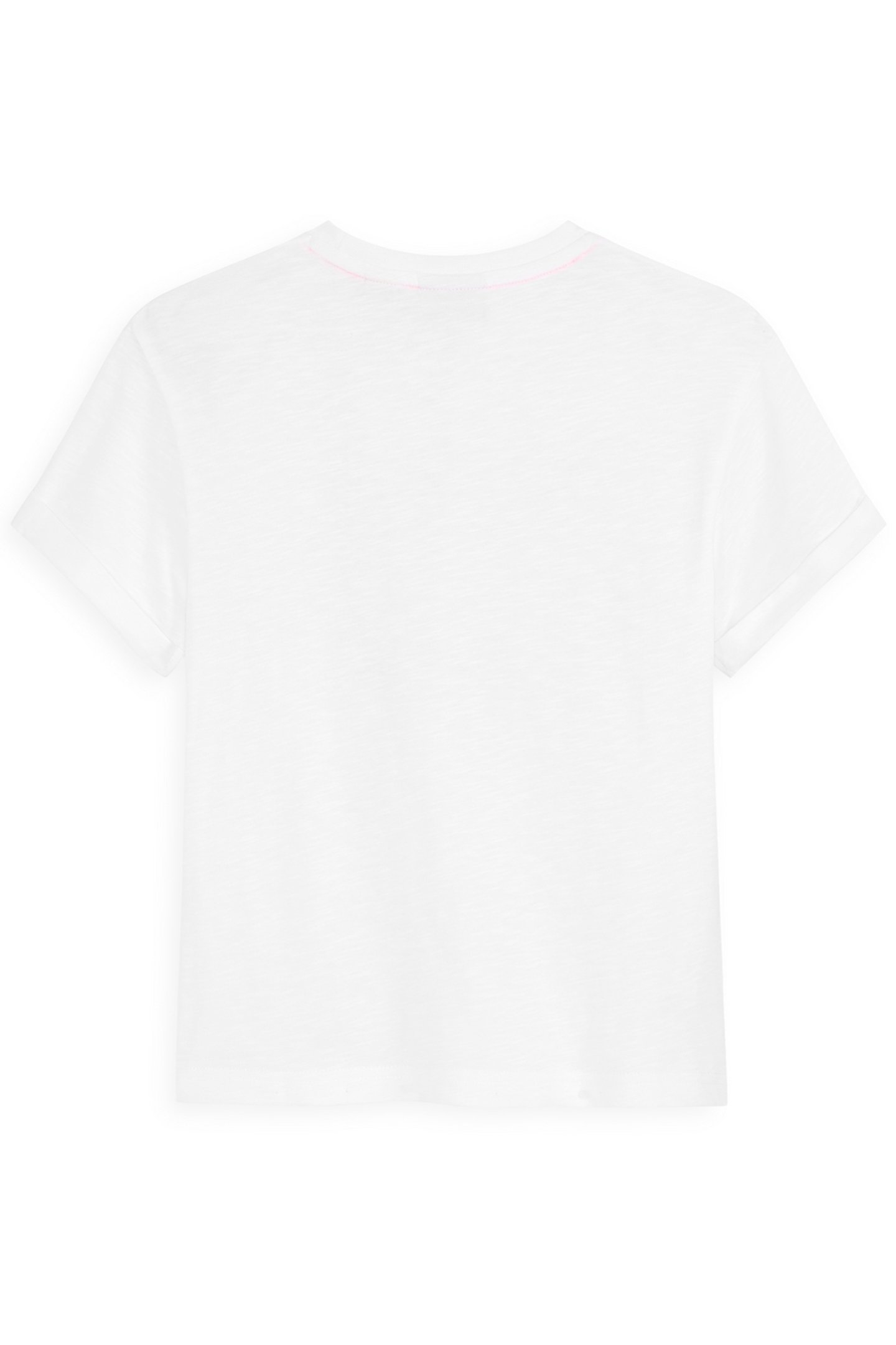 GIRLS CTTN SLUB JERSEY SS TOP WHITE TRADITIONAL 2