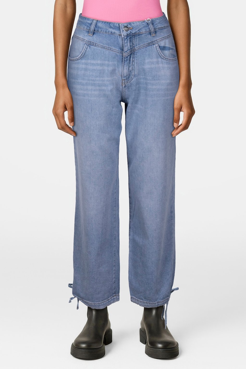 SLOUCHY LIGHT BLUE DENIM ORGANIC RECYCLED DENIM BLUE 1