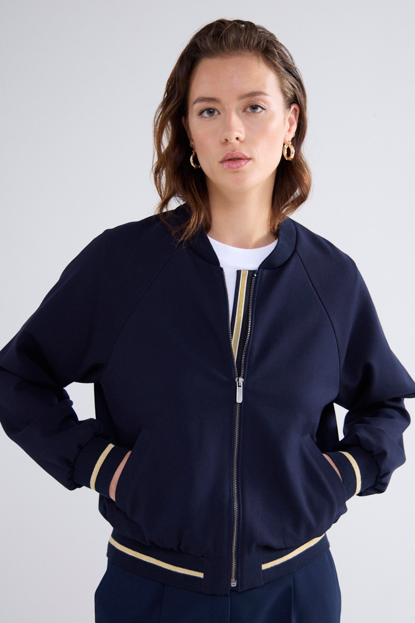 BOMBER PUNTO MILANO MIDNIGHT BLUE 1