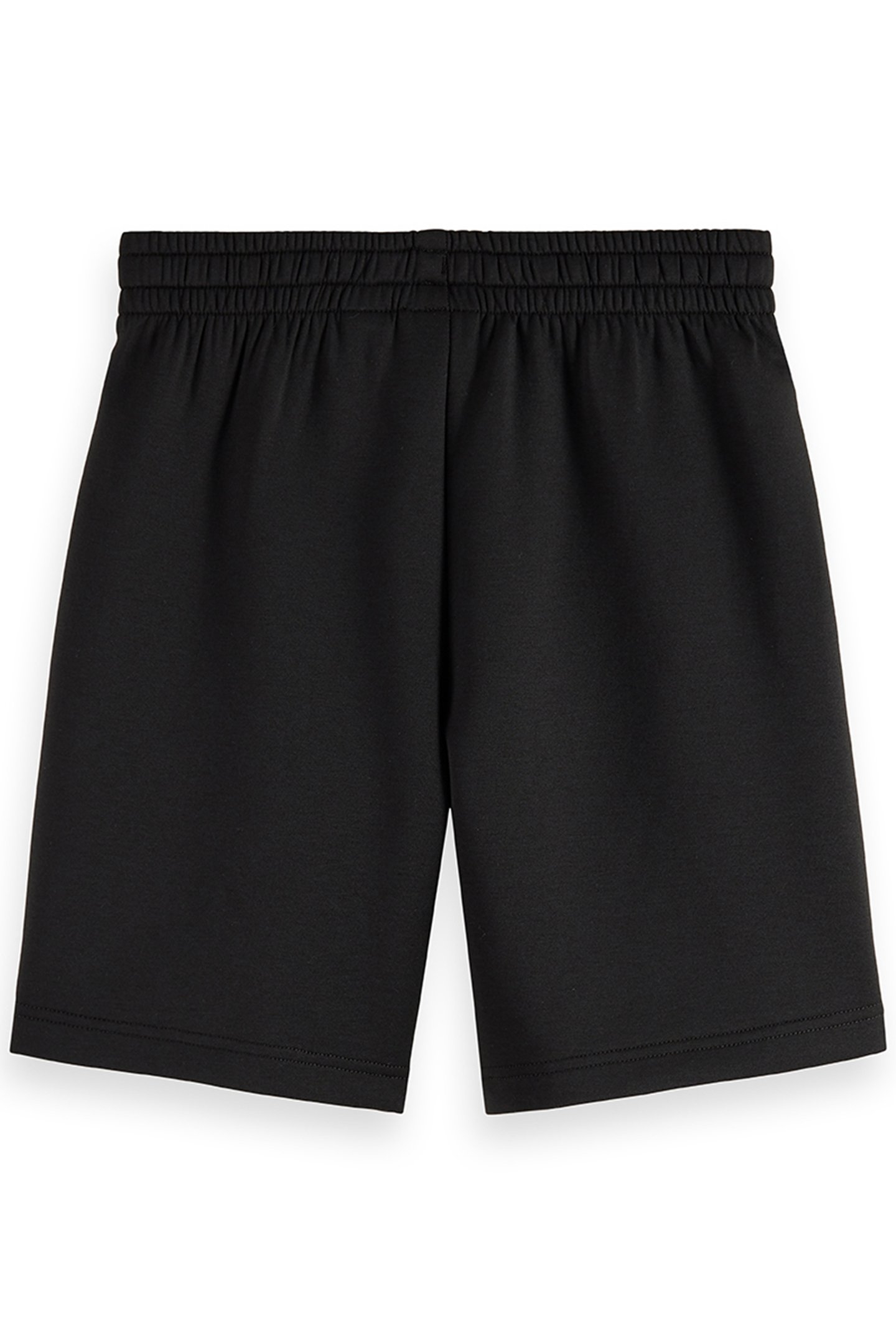 BOYS DOUBLE KNIT SHORT BLACK GREY 2