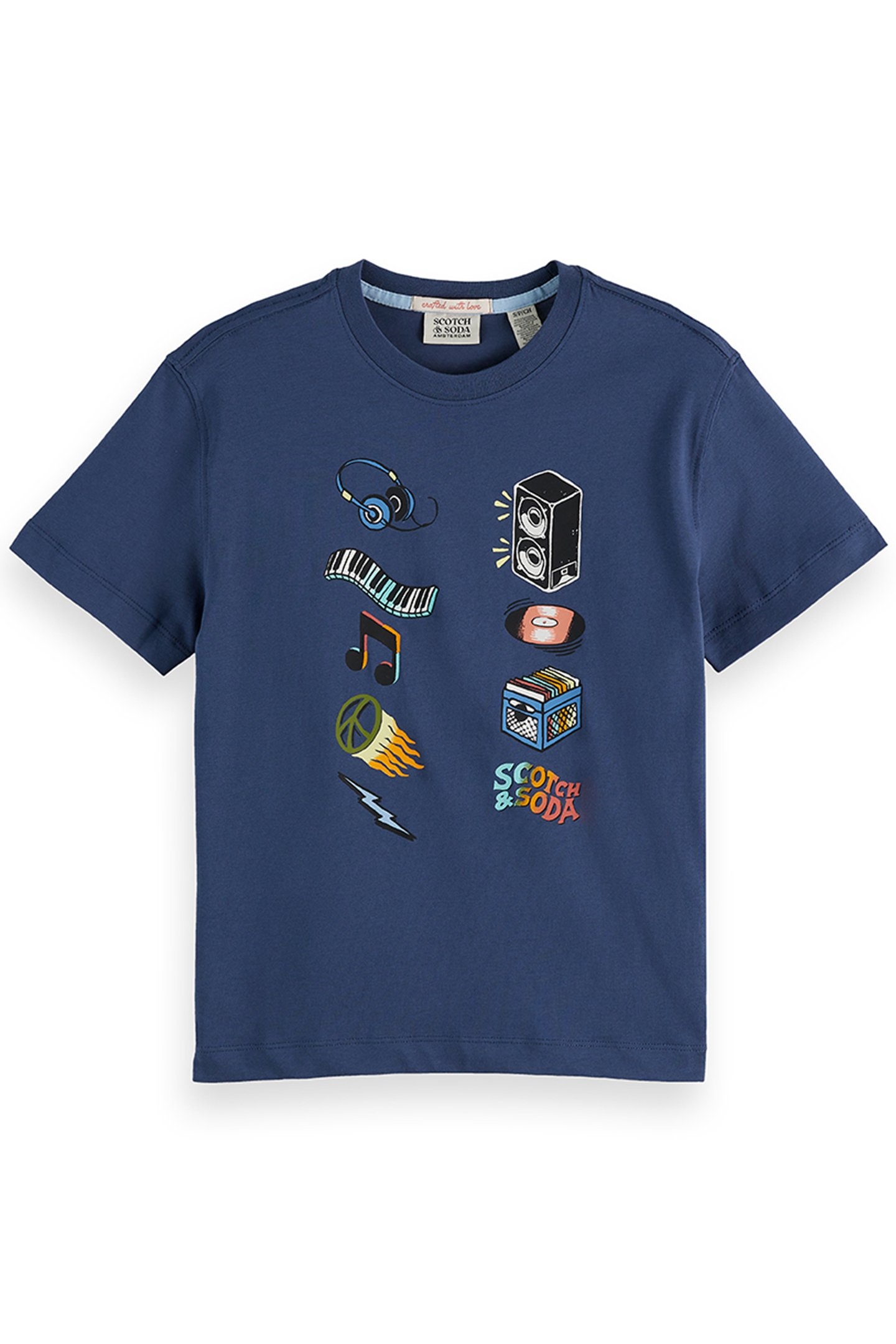 BOYS GRAPHIC T-SHIRT DARK OBSIDIAN 1