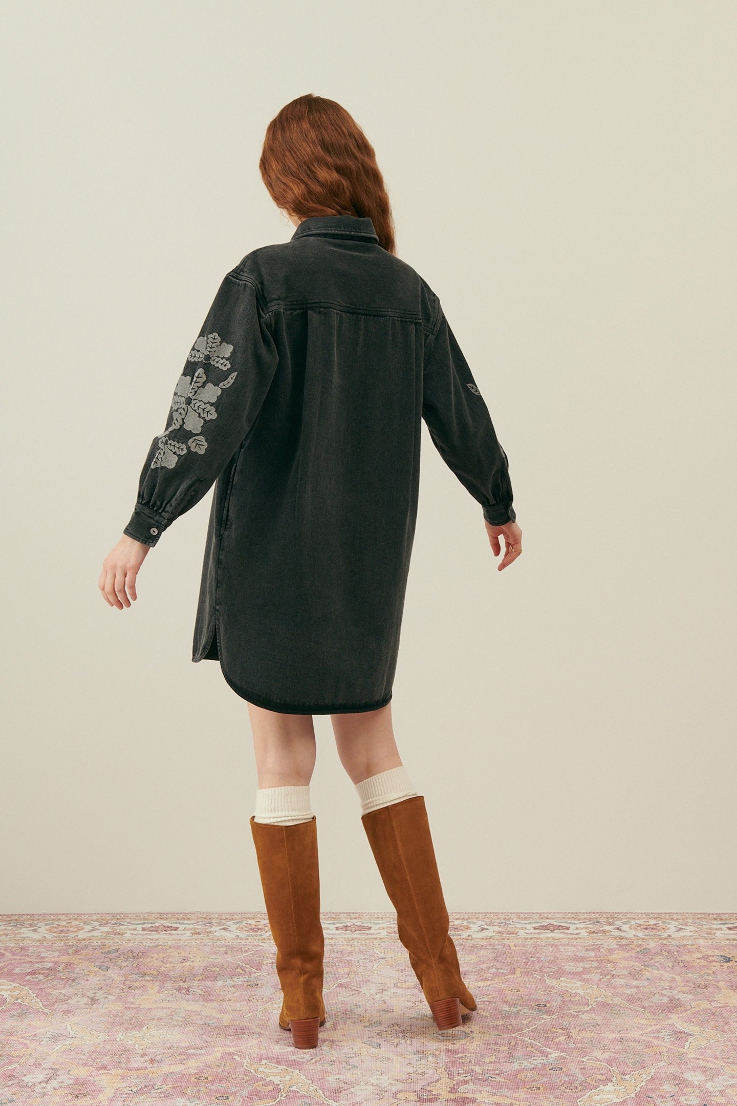 DRESS RINA CHARCOAL 2