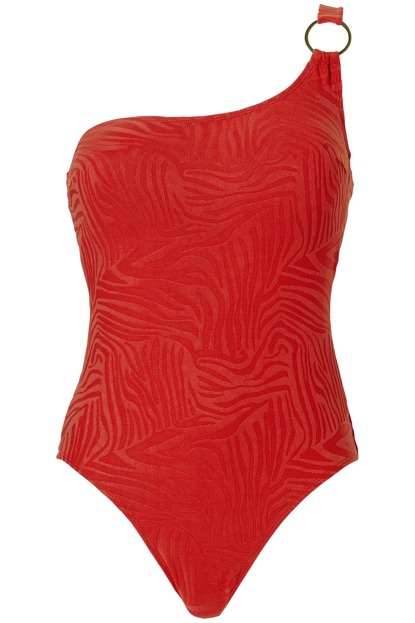 SW 1P WF TSHIRT FEM SWIMSUIT MONACO RED COCKTAIL 3