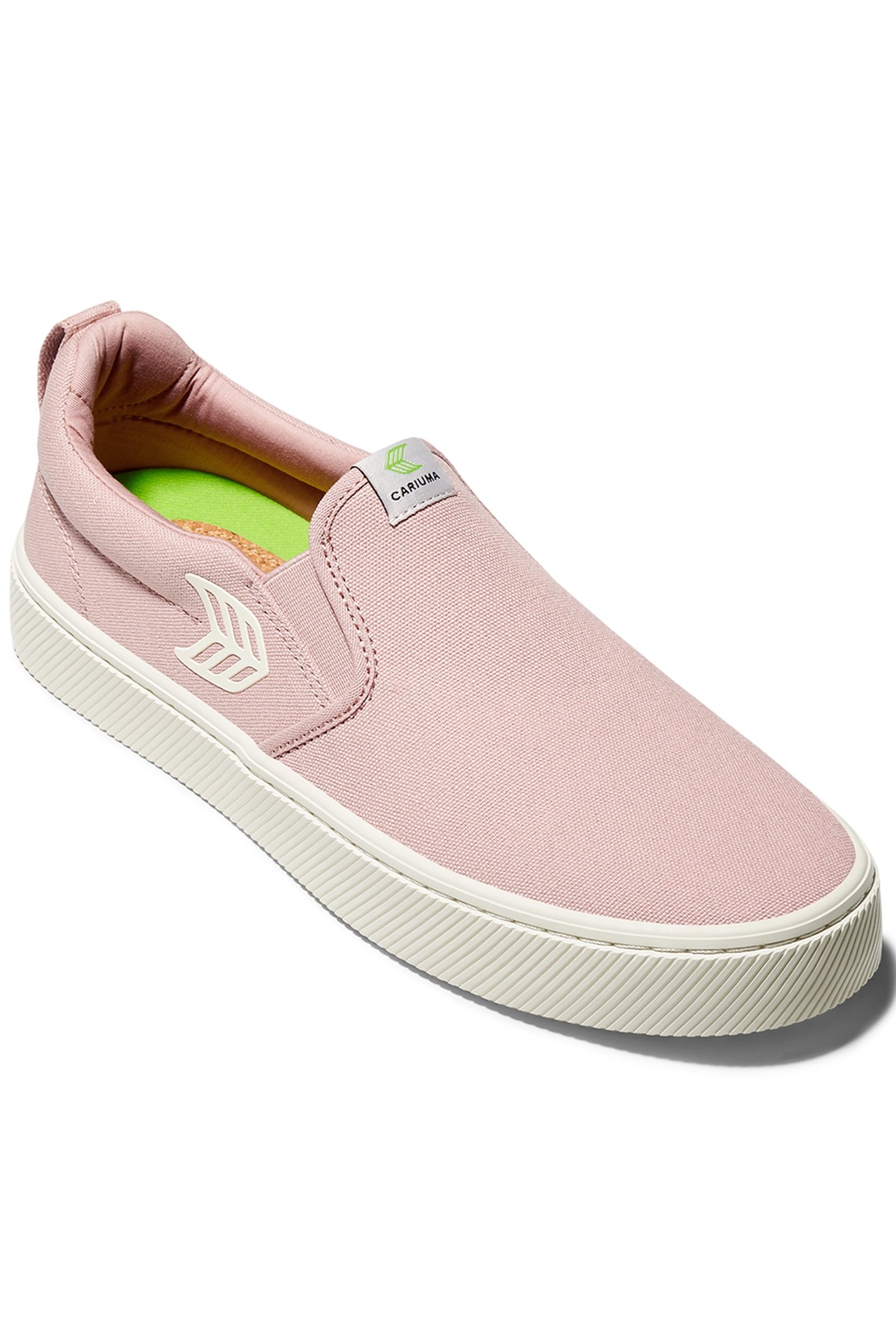 SLIP-ON ROSE CANVAS IVORY LOGO SNEAKER 2