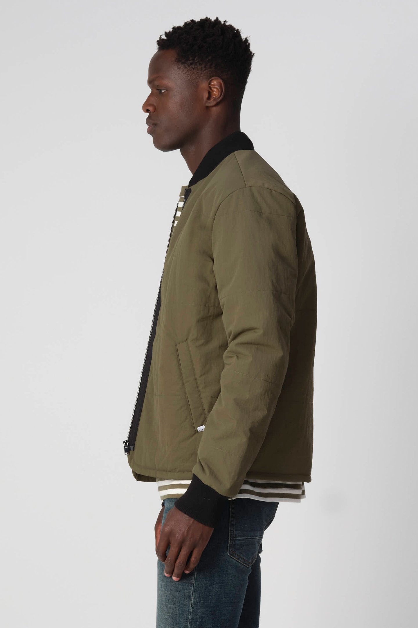 RICKON GEWATTEERDE JAS OLIVE NIGHT 3