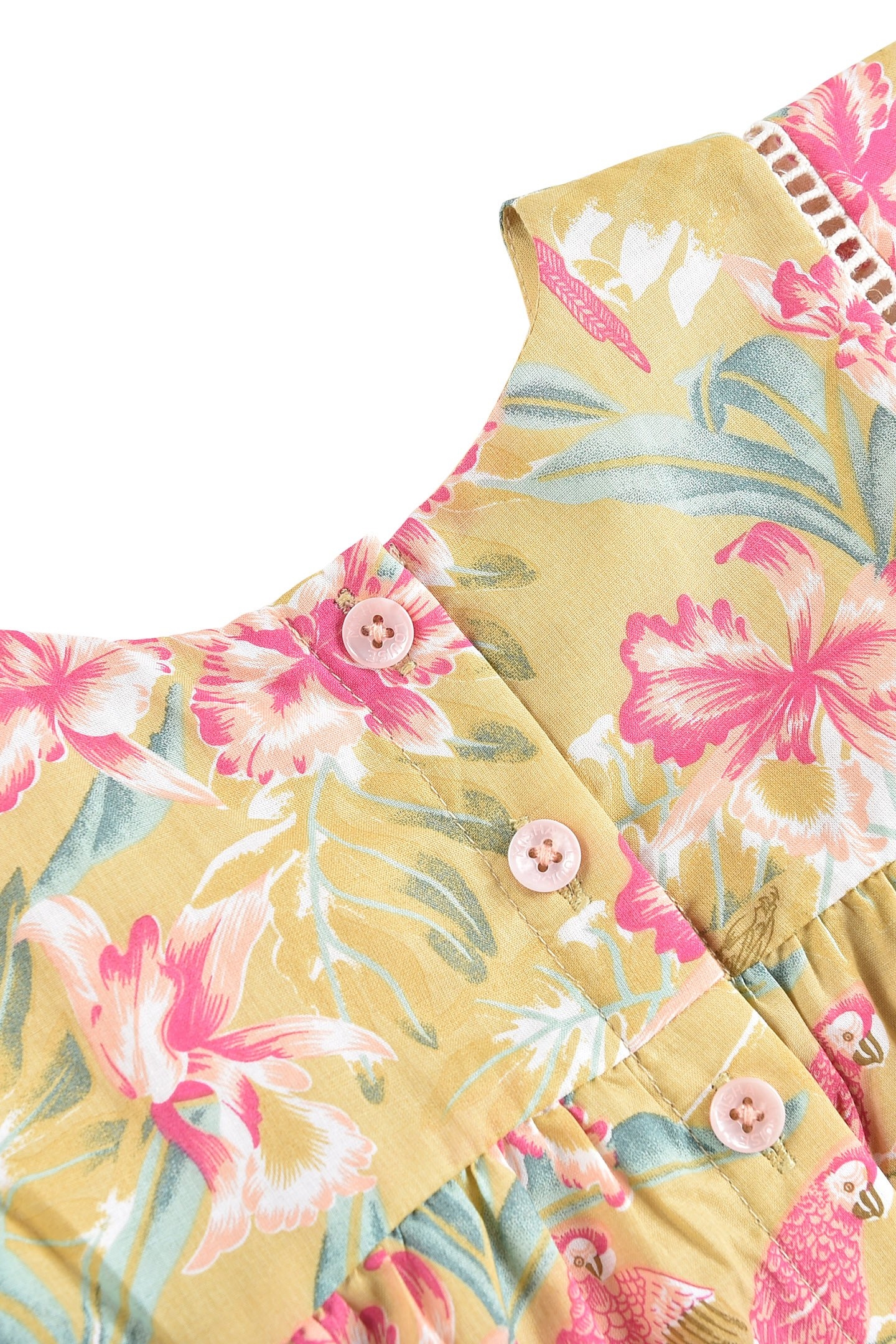 DRESS CHRISTINA SOFT HONEY PARROTS 6