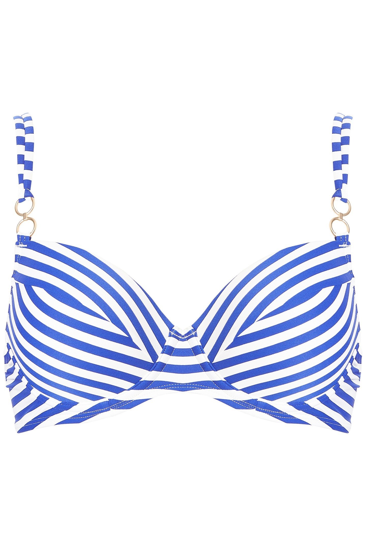 SW BRA TSHIRT BRI SAINT MALO BLUE / BEIGE 1