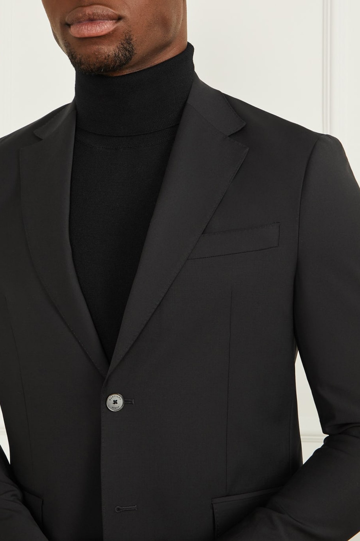 SEAN 2B NOTCH BLAZER JET BLACK A996 5