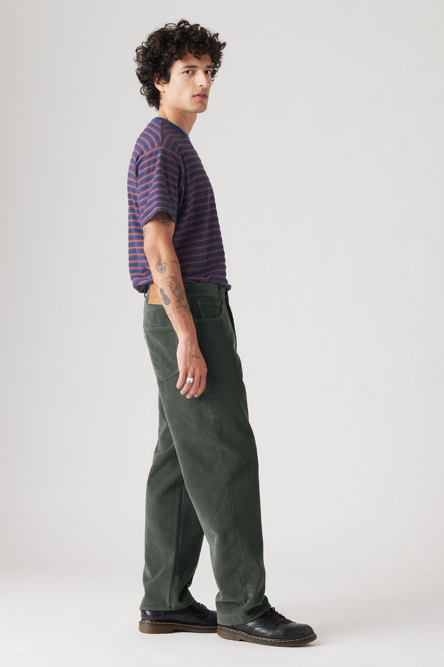 568 LOOSE STRAIGHT PIRATE BLACK CORD GD 5