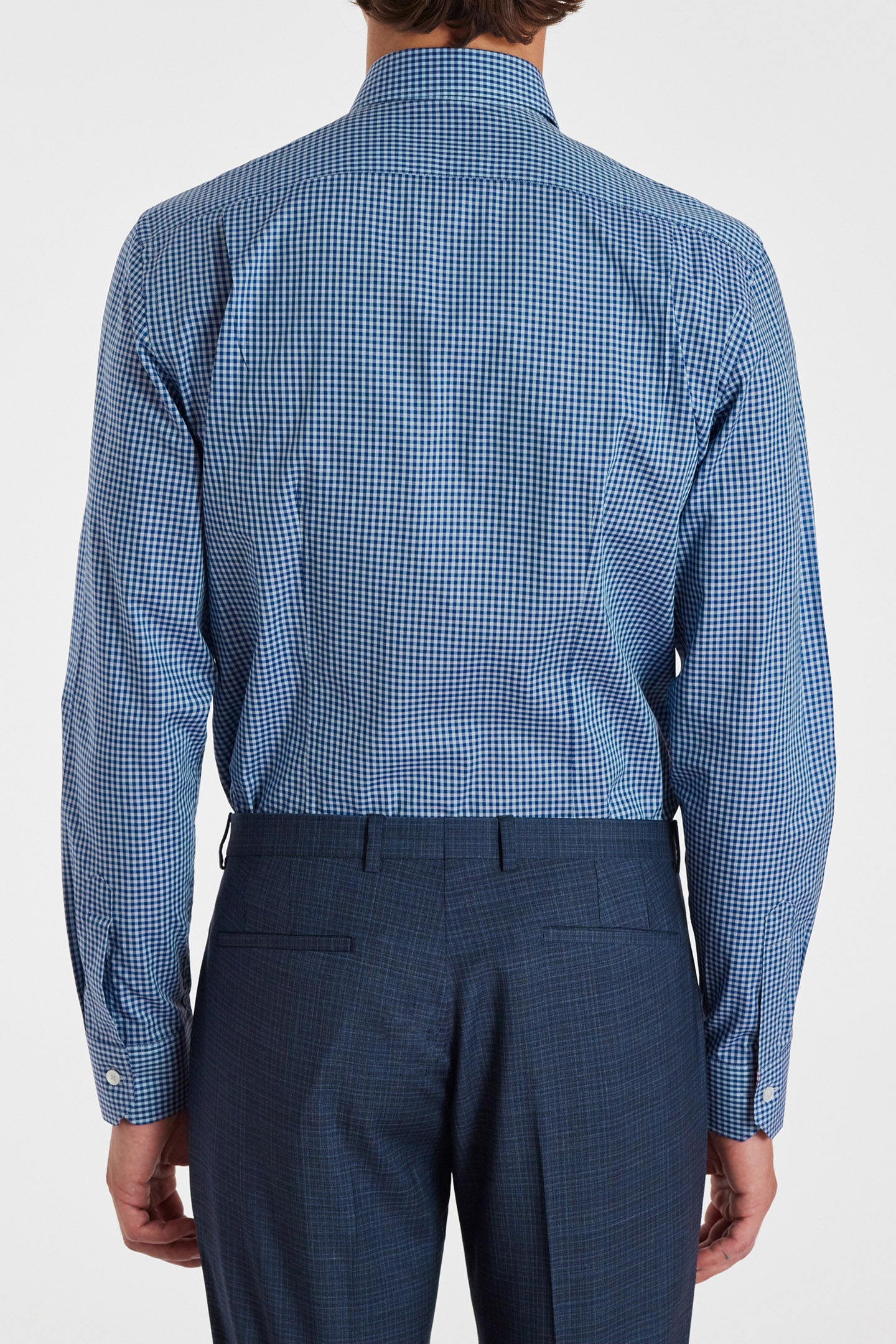 MENS S/C TAILORED FIT SHIRT LIGHT BLUE 2