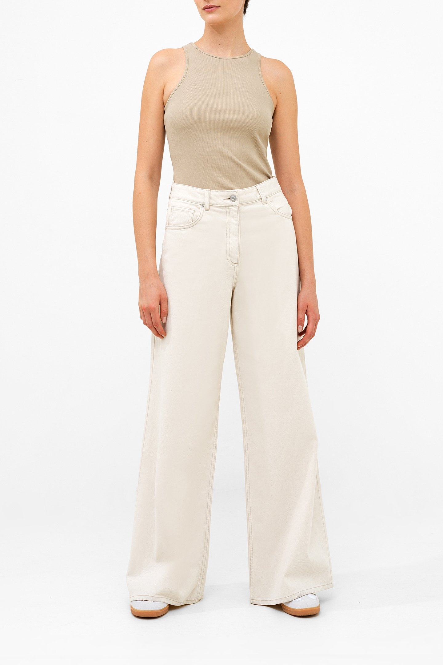 DENVER DENIM RELAXED WIDE LEG ECRU 3