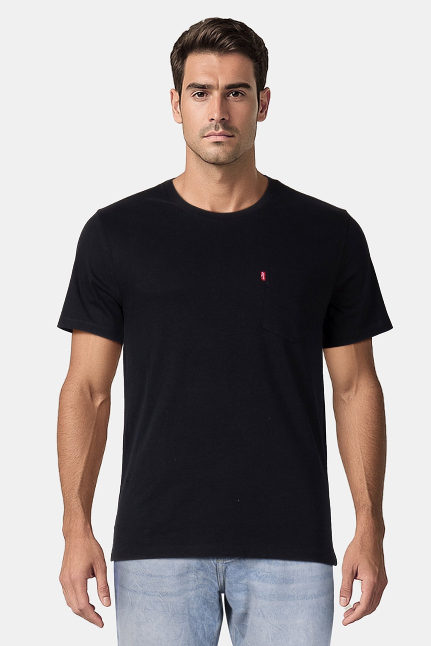 LSESS CLASSIC POCKET TEE BLACK 1