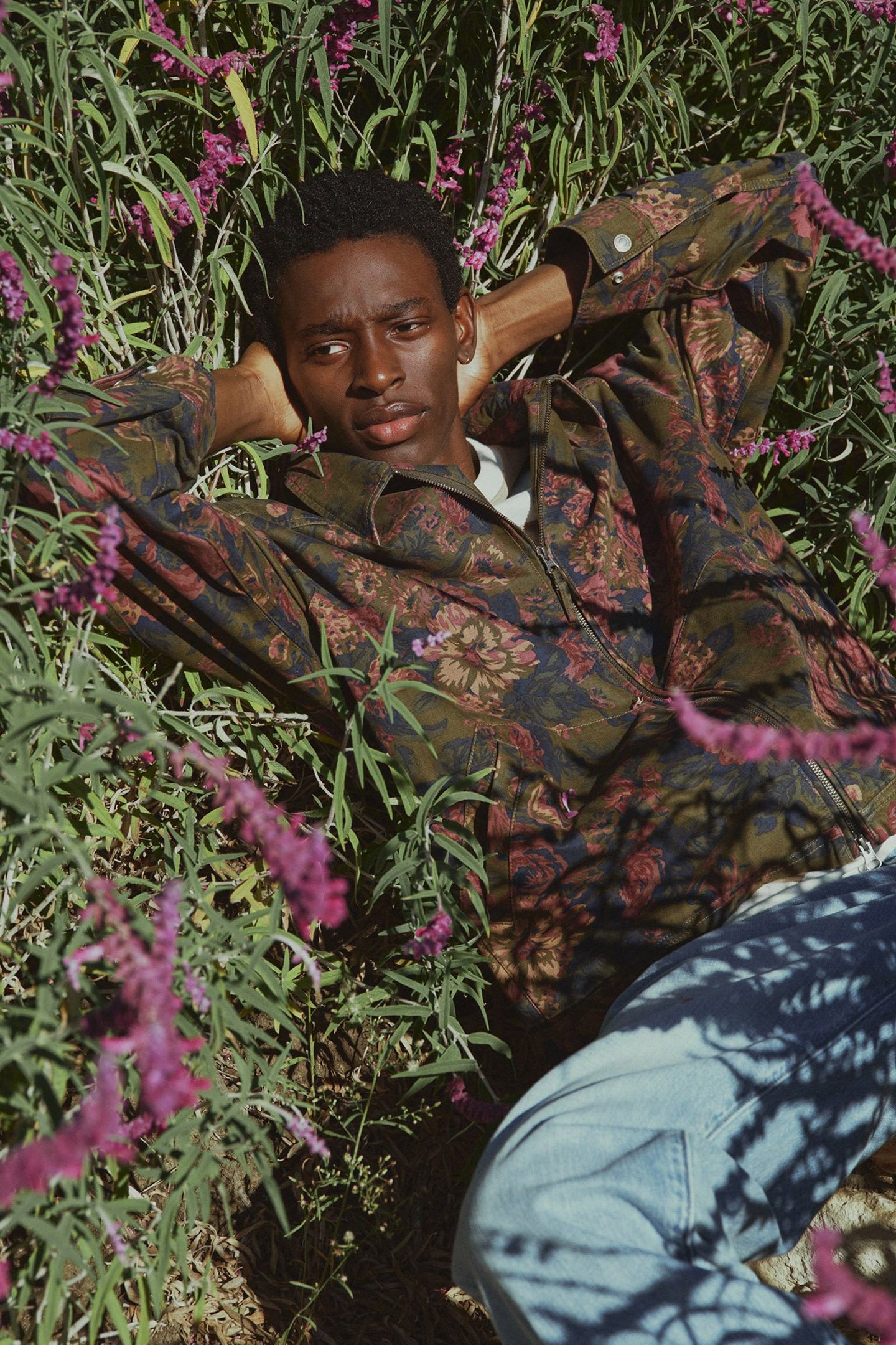 POLK JACKET COOPER FLORAL DARK OLIVE 6