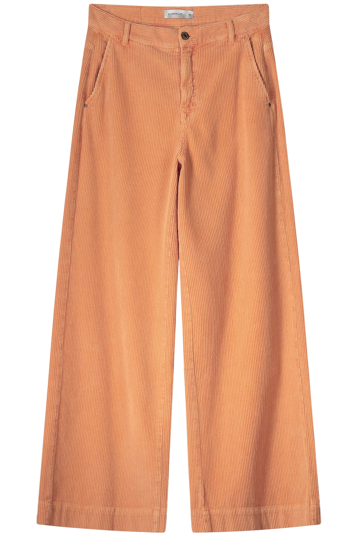 FLARED PANTS FLUID STRETCH CORD REDS 4