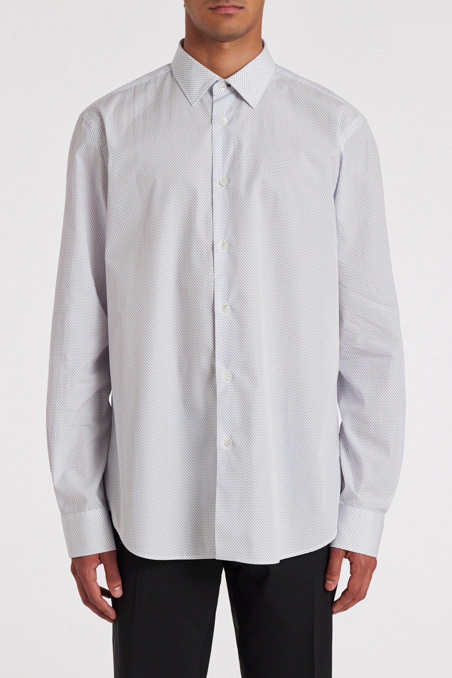 S/C TAILORED FIT SHIRT WHITE 1