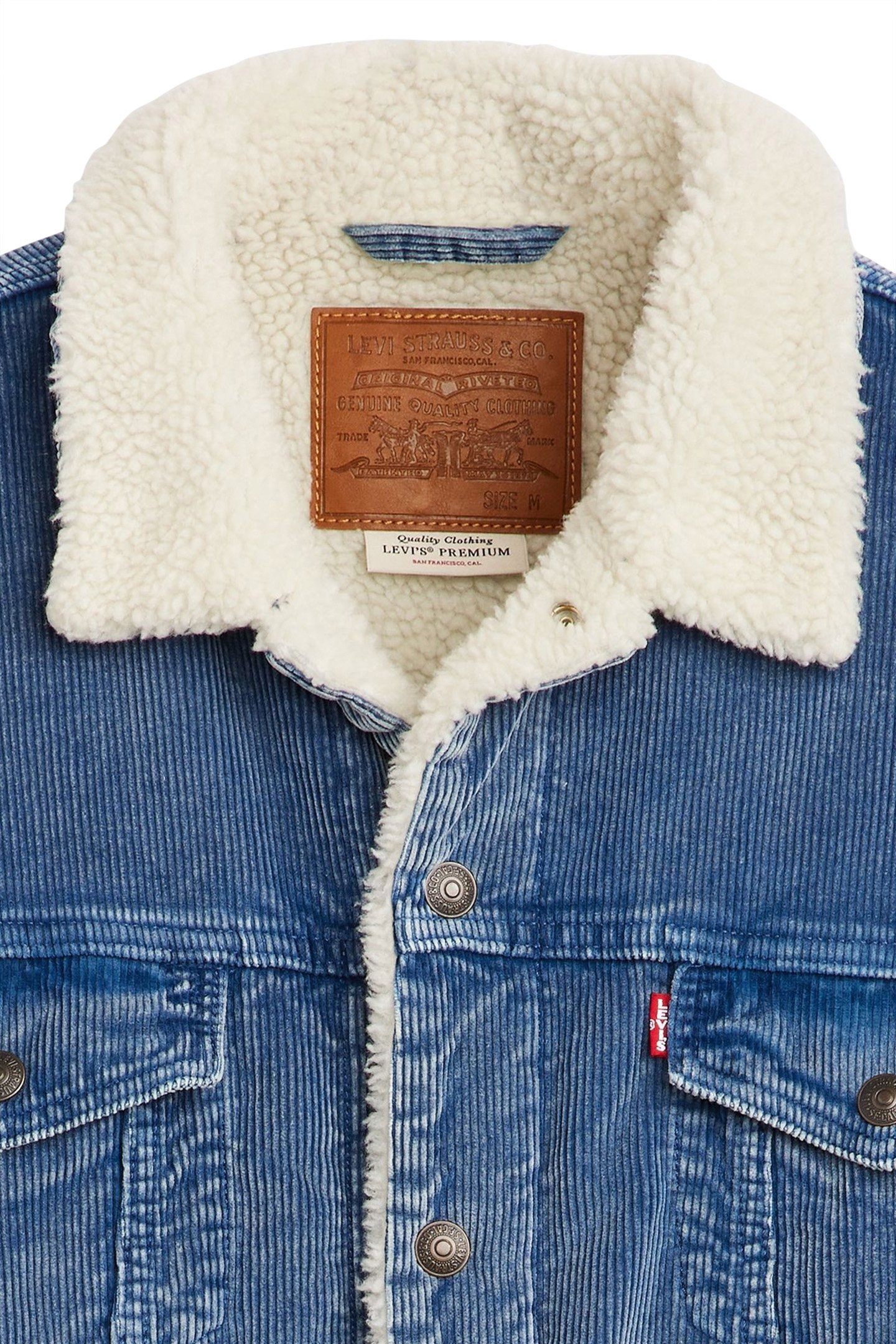 RELAXED FIT SHERPA TRKR BLUE SPRING CORD 6