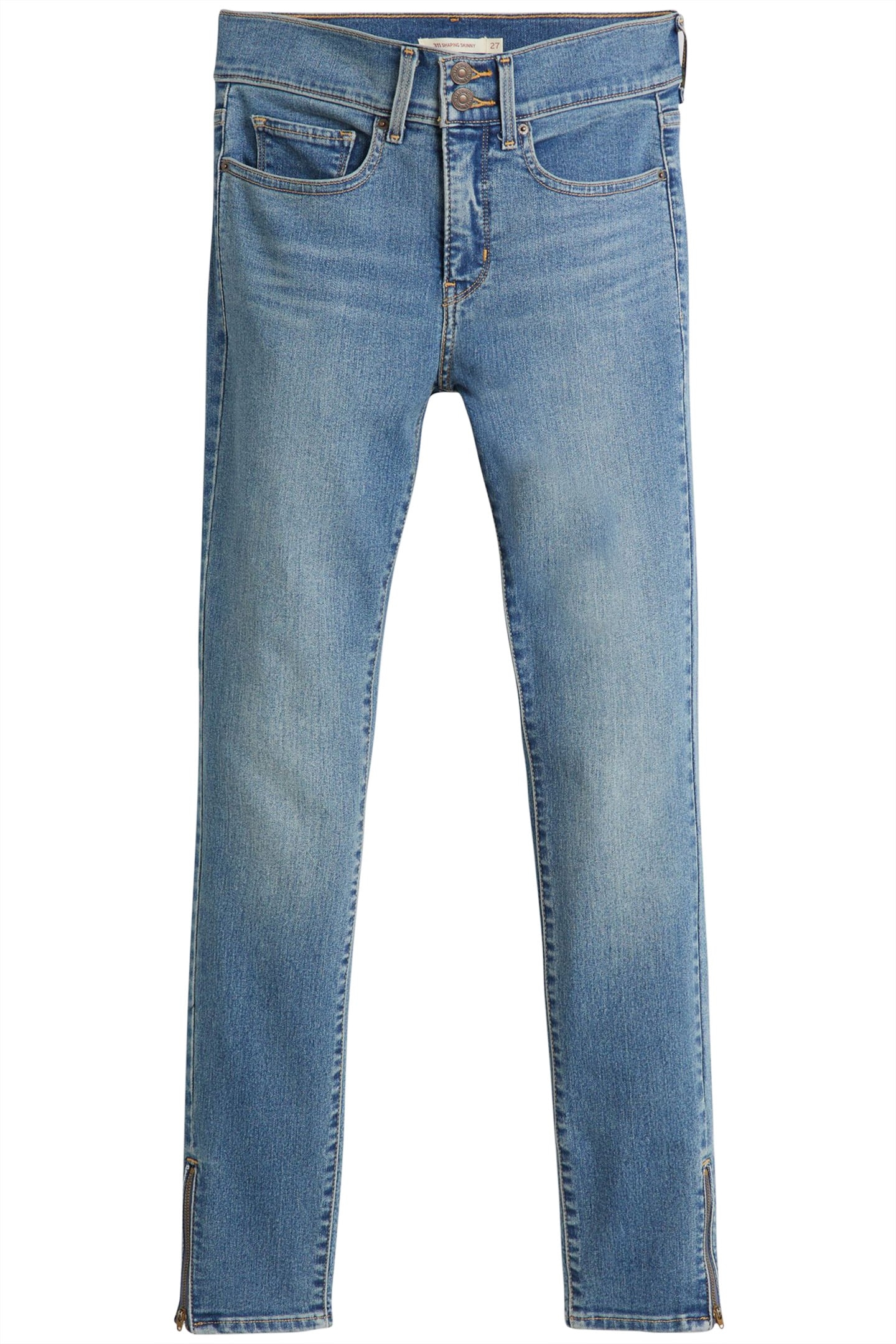 311 SHP SKINNY ZIP HEM CAMP DENIM 4