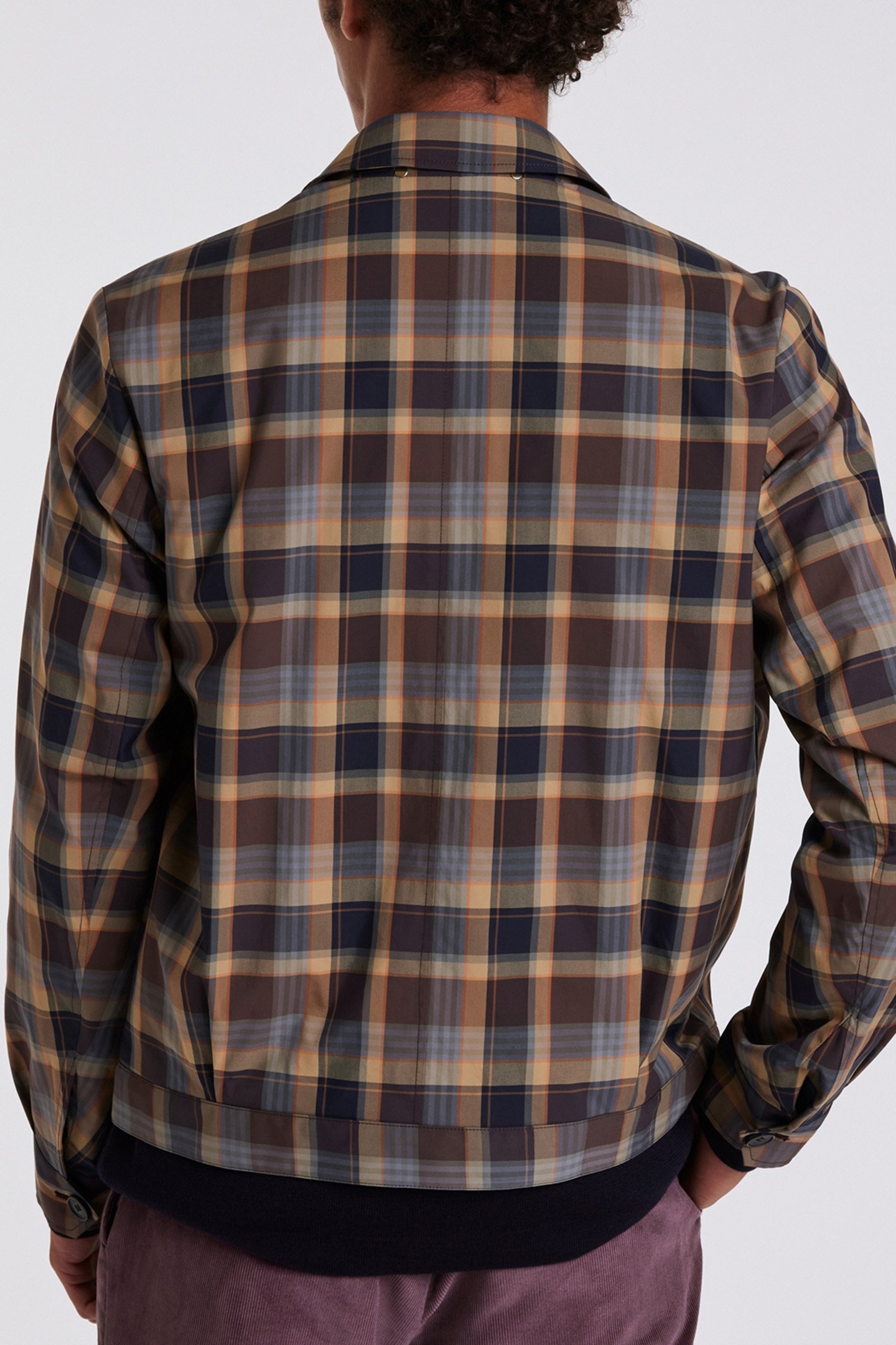 GENTS ZIP FRONT JACKET VERY DARK NAVY 2