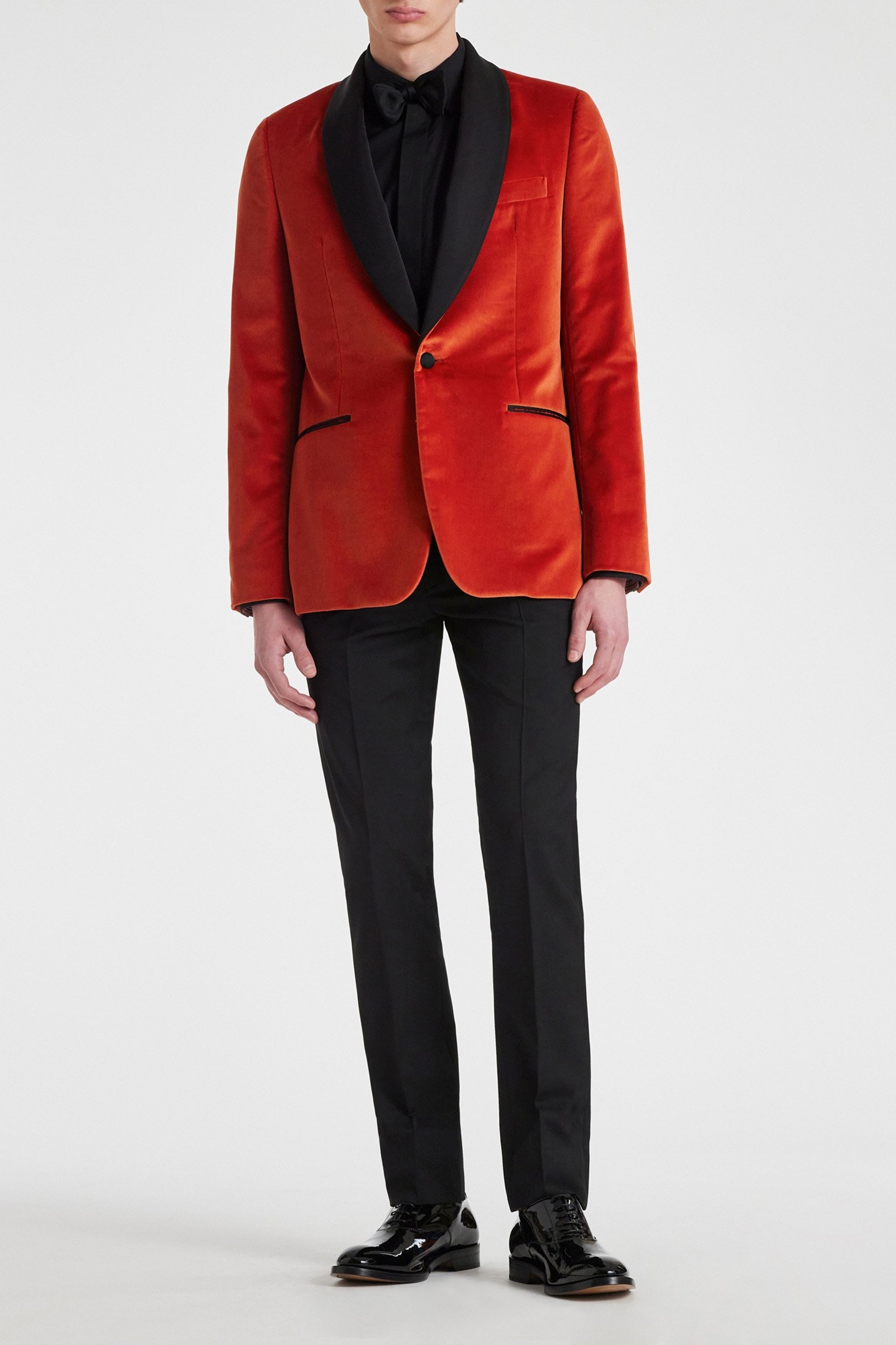 MENS 2BTN JACKET DARK RUST 3