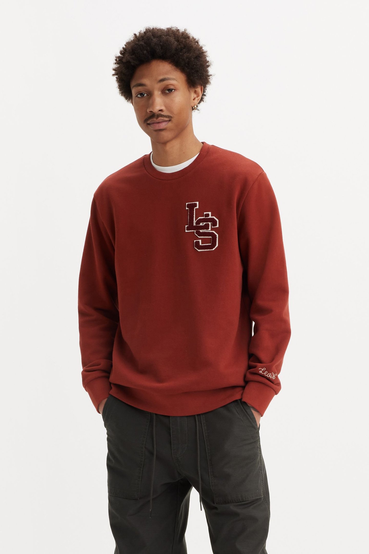 STANDARD GRAPHIC CREW LS LETTERMAN CREW 1