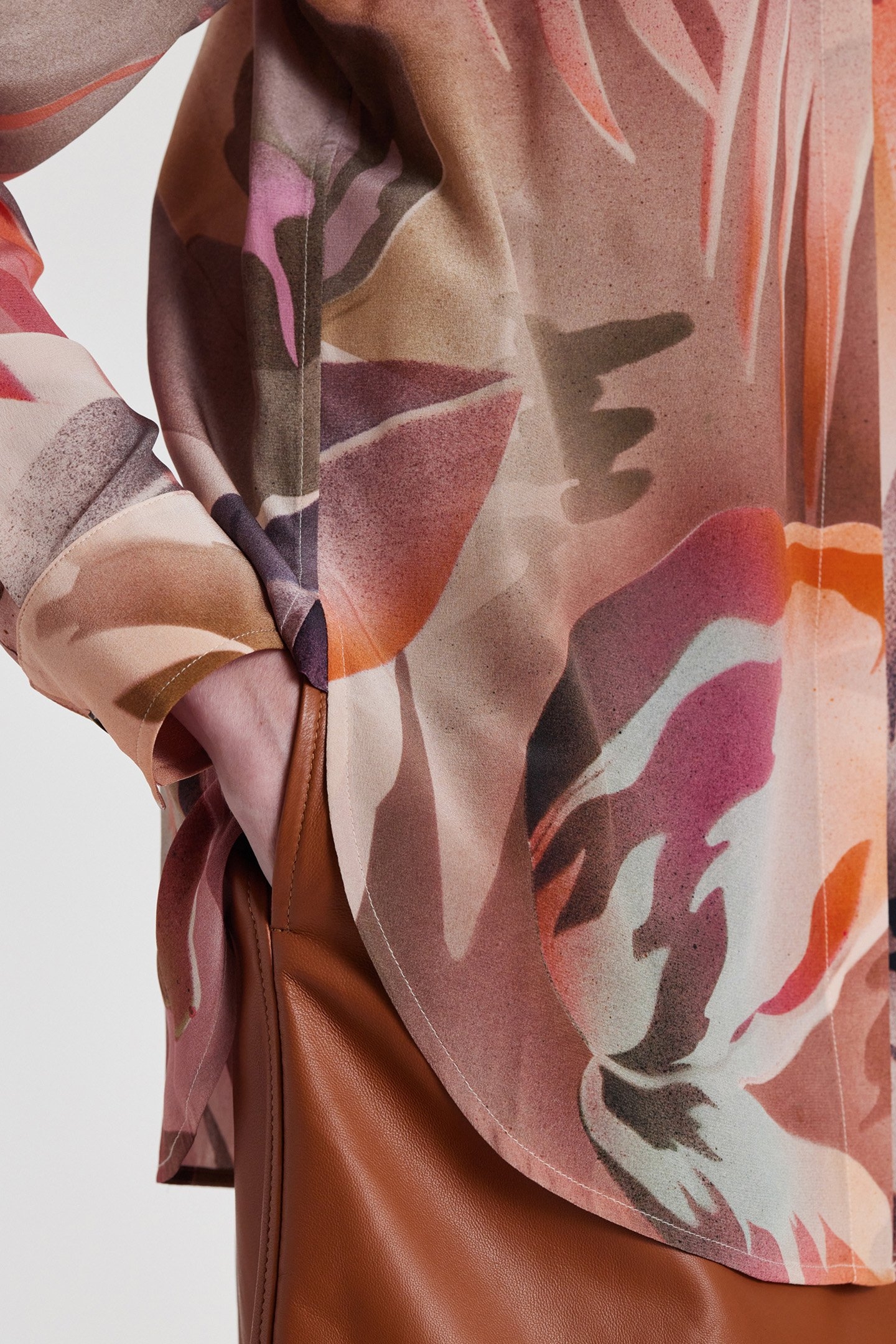 WOMENS SHIRT CORAL RED 6