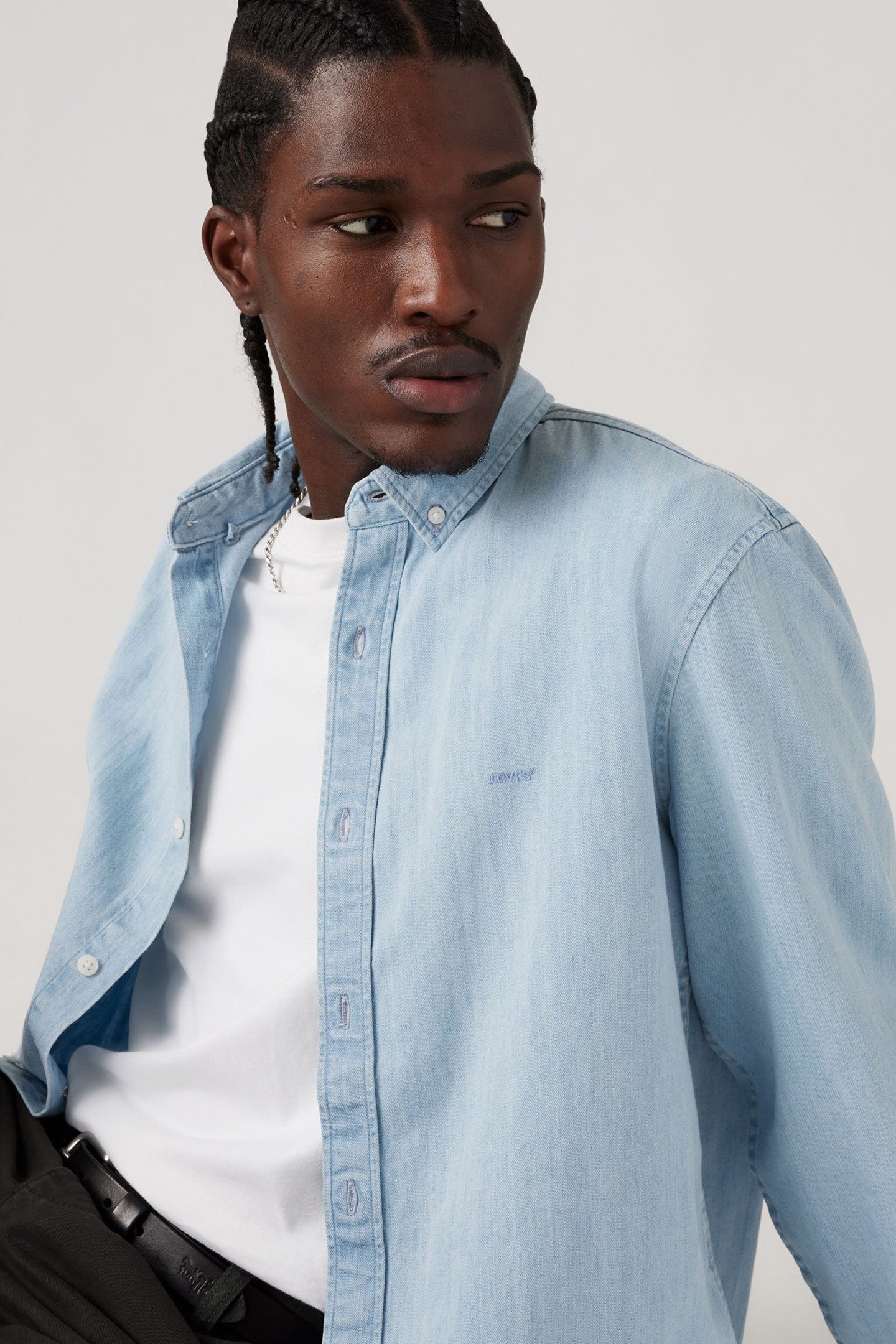 AUTHENTIC BUTTON DOWN ANDRE LIGHT WASH 5