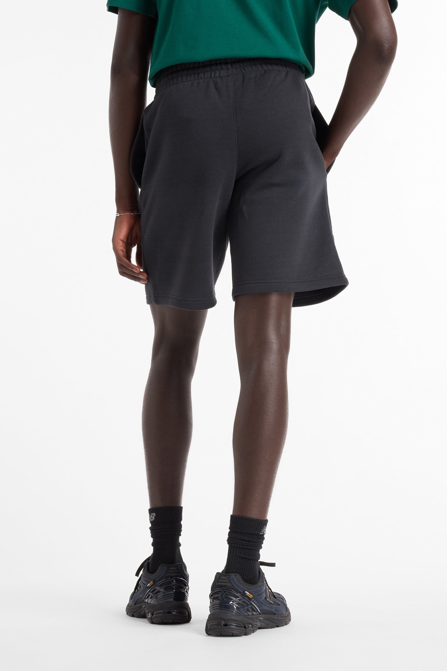 SWEAT SHORTS IN BLACK 2