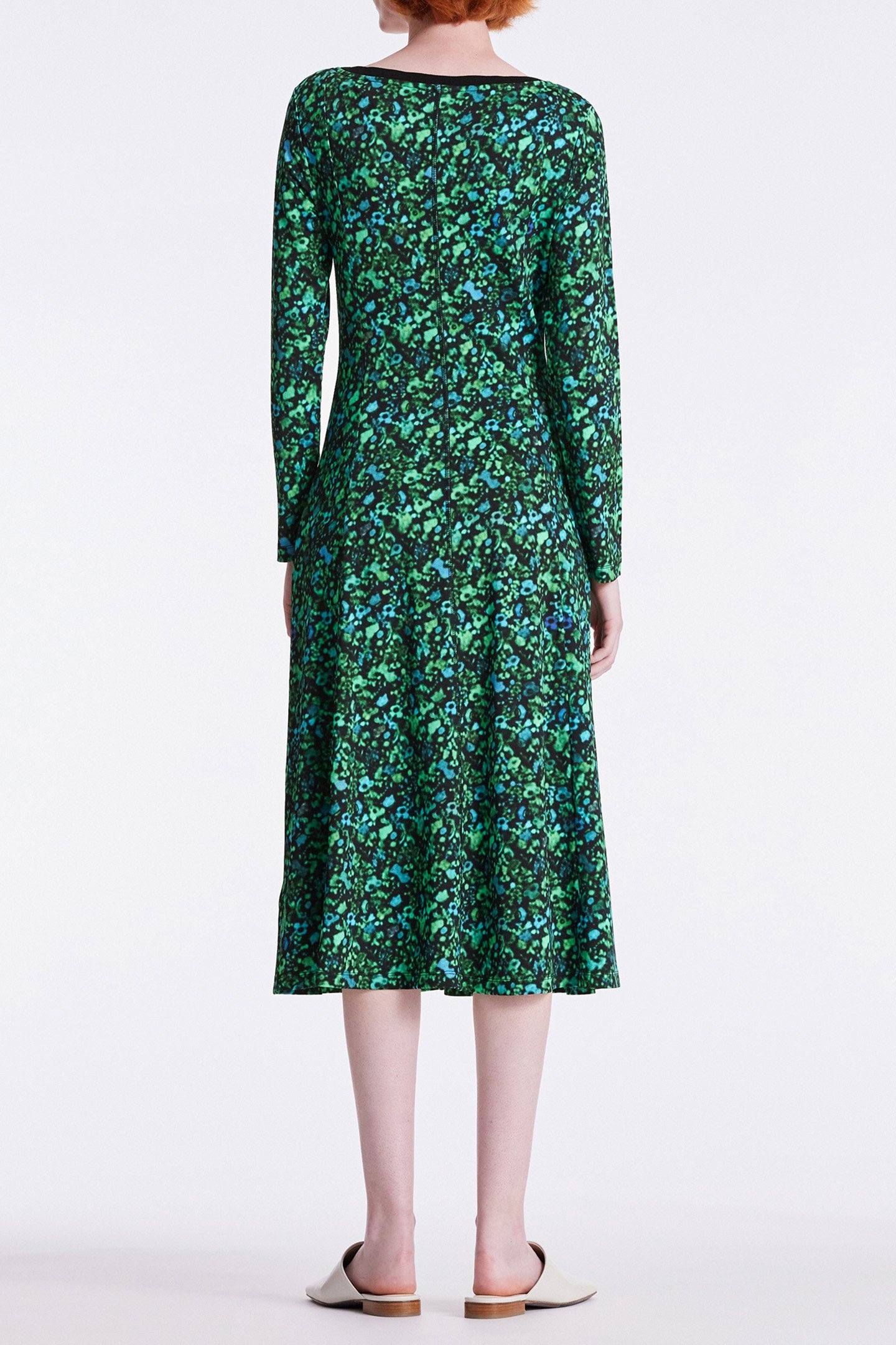 WOMENS DRESS EMERALD GREEN 2