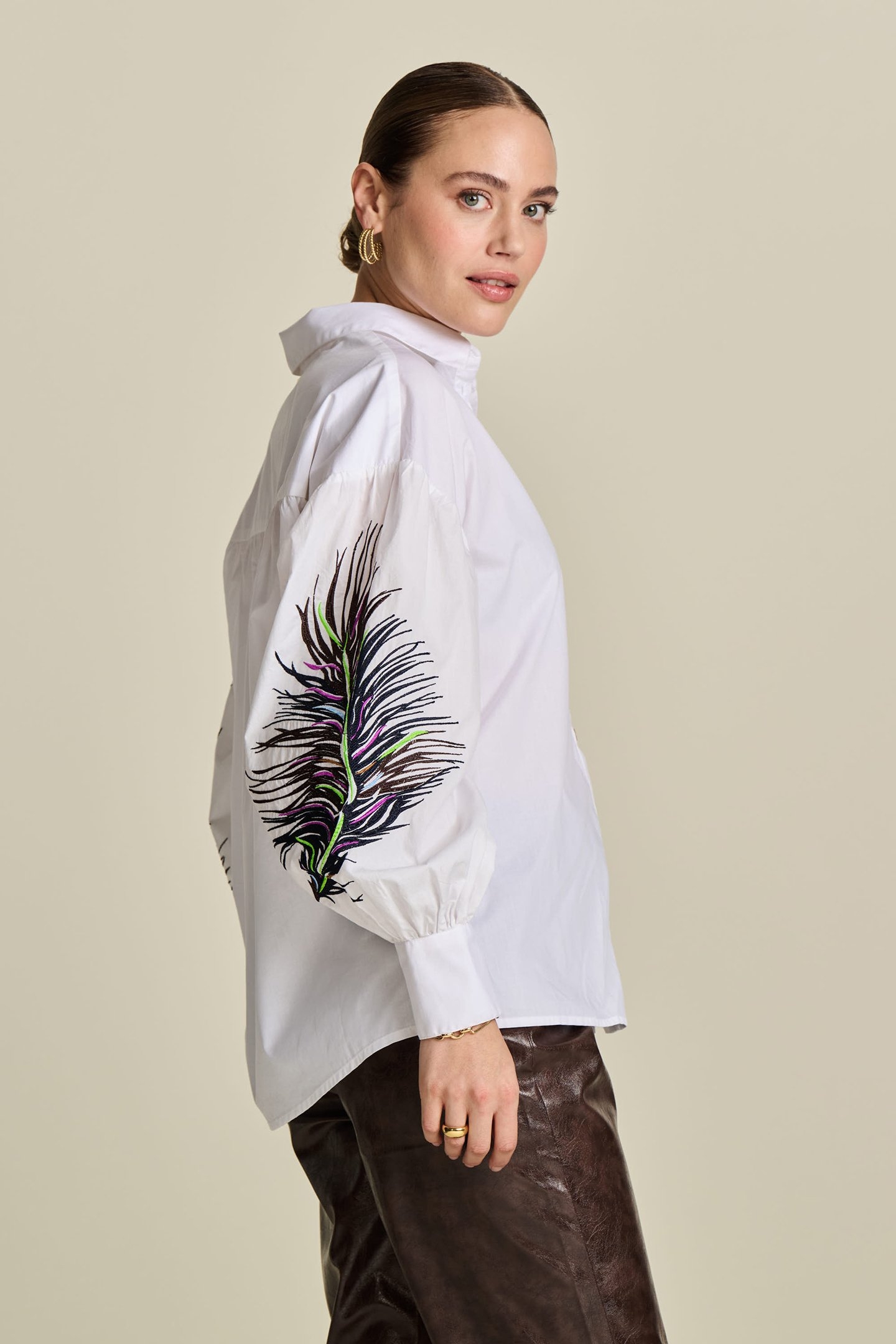BLOUSE - MAXIME FEATHER WHITE 5