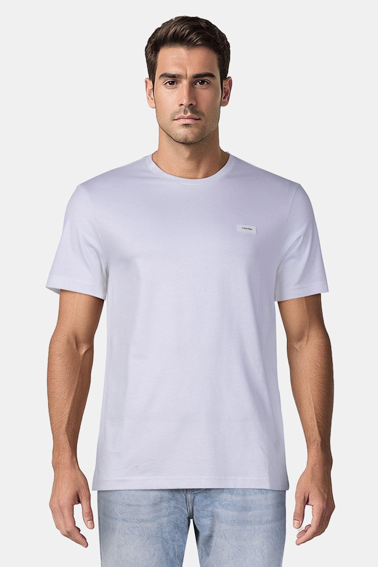 SMOOTH COTTON T-SHIR BRIGHT WHITE 1