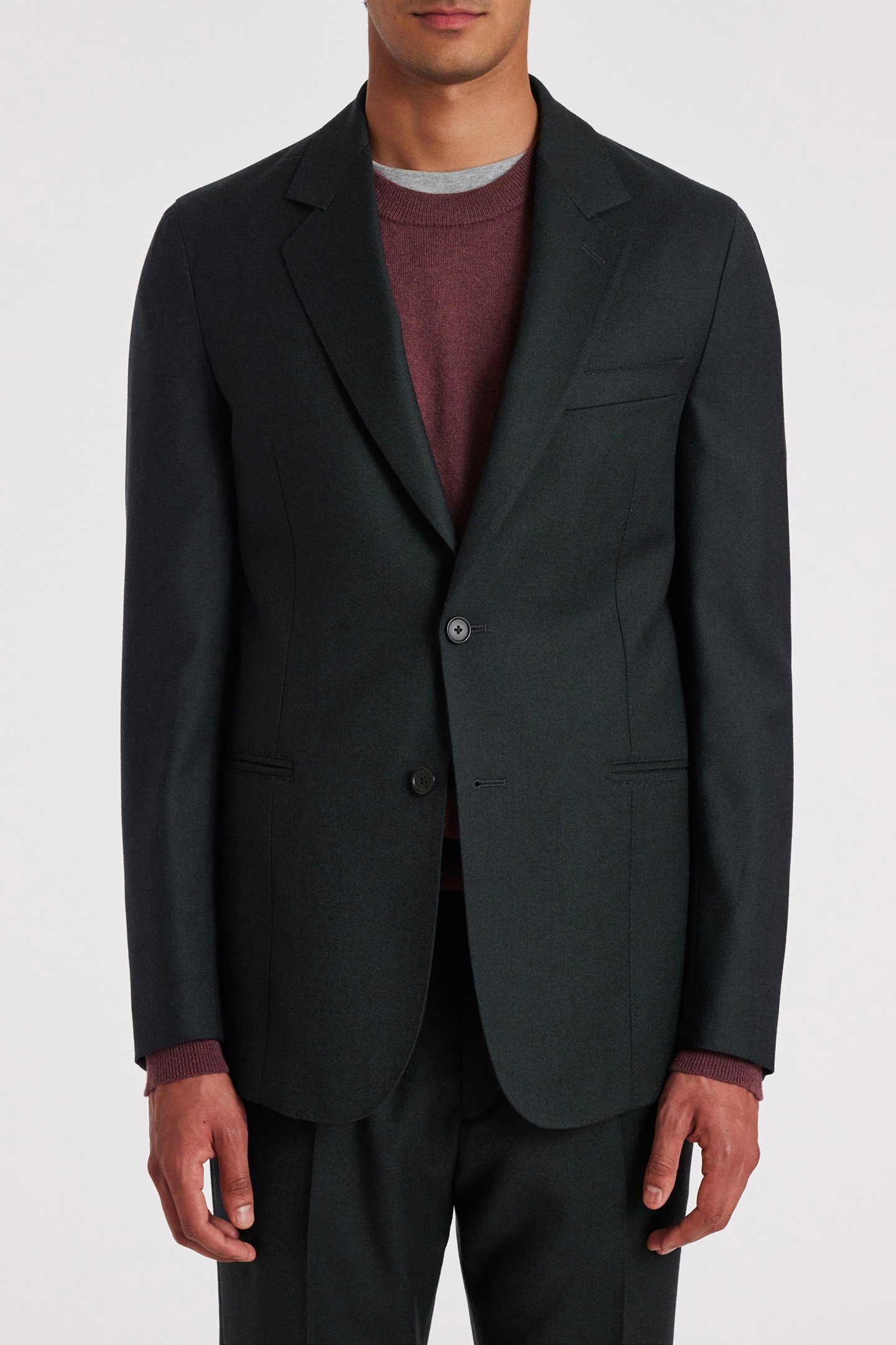 2 BUTTON JACKET PETROL GREEN 1