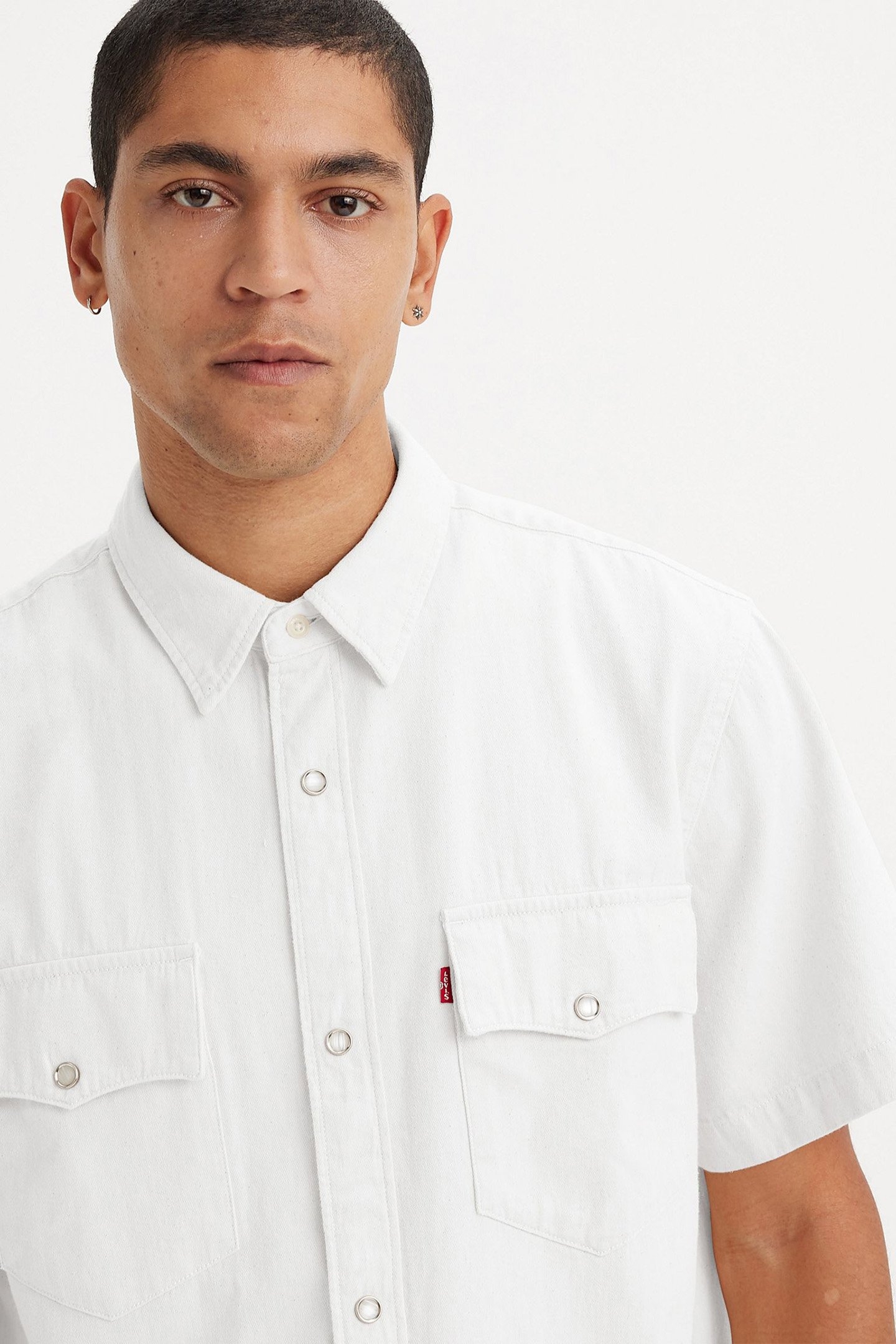 SS RELAXED FIT WESTERN NEWMAN ECRU 6