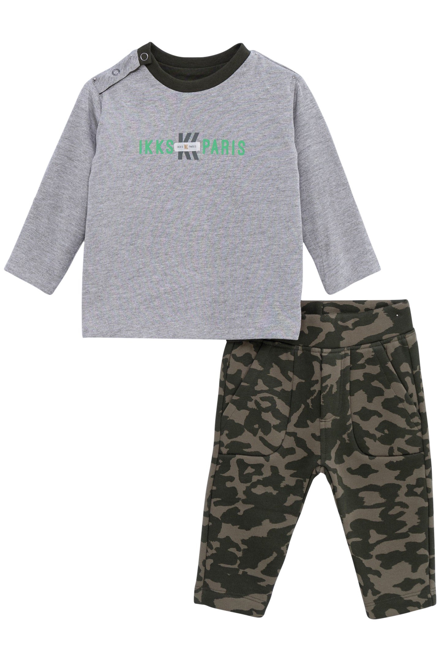 BOY'S 2-IN-1 CAMOUFLAGE T-SHIRT AND JOGGING SUIT SET 3