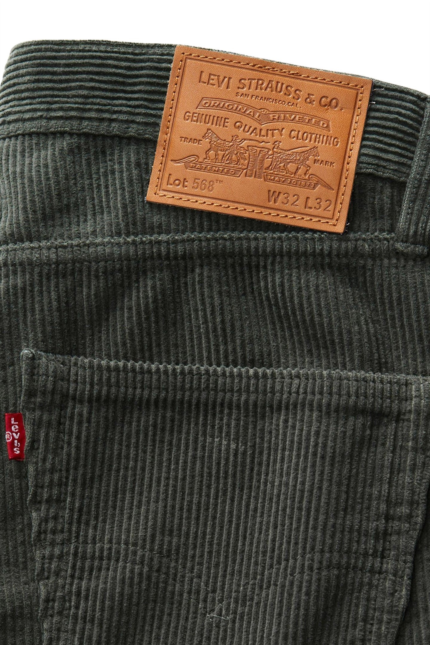 568 LOOSE STRAIGHT PIRATE BLACK CORD GD 7