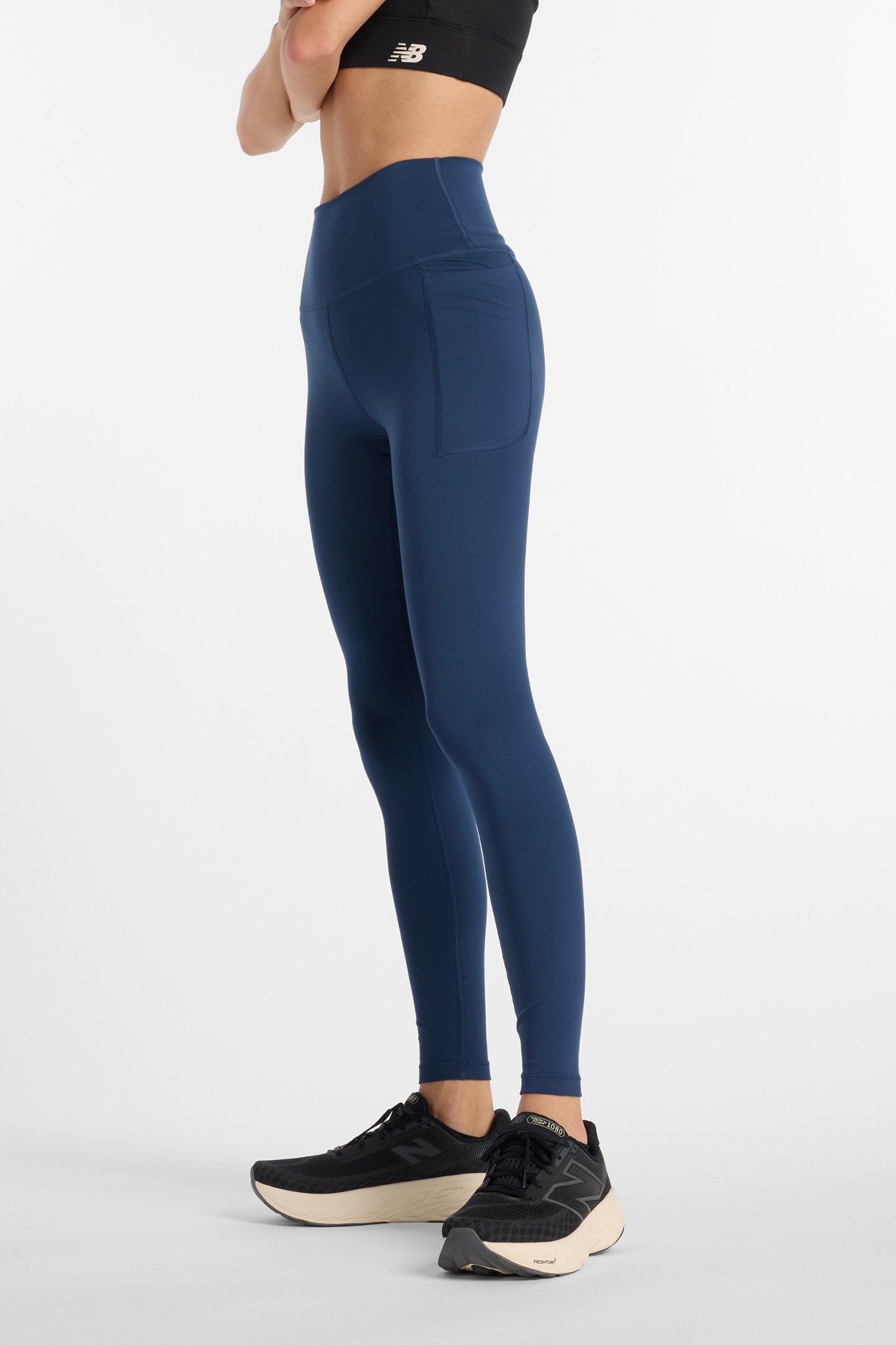 NB HARMONY HIGH RISE LEGGING IN NAVY 4
