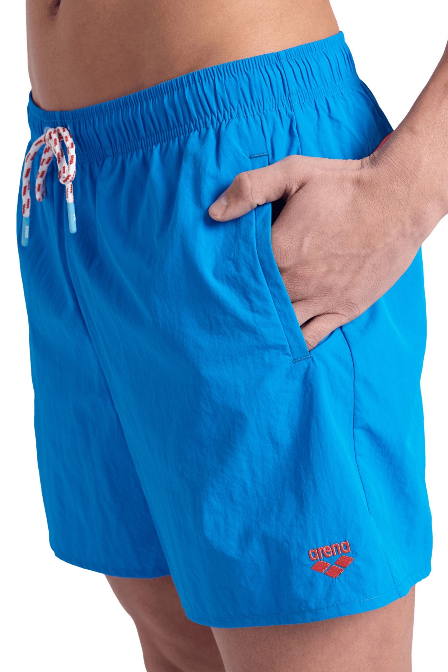 MEN'S ARENA PRO_FILE BEACH L-SHORT BLUE LAKE-CALYPSO CORAL 4