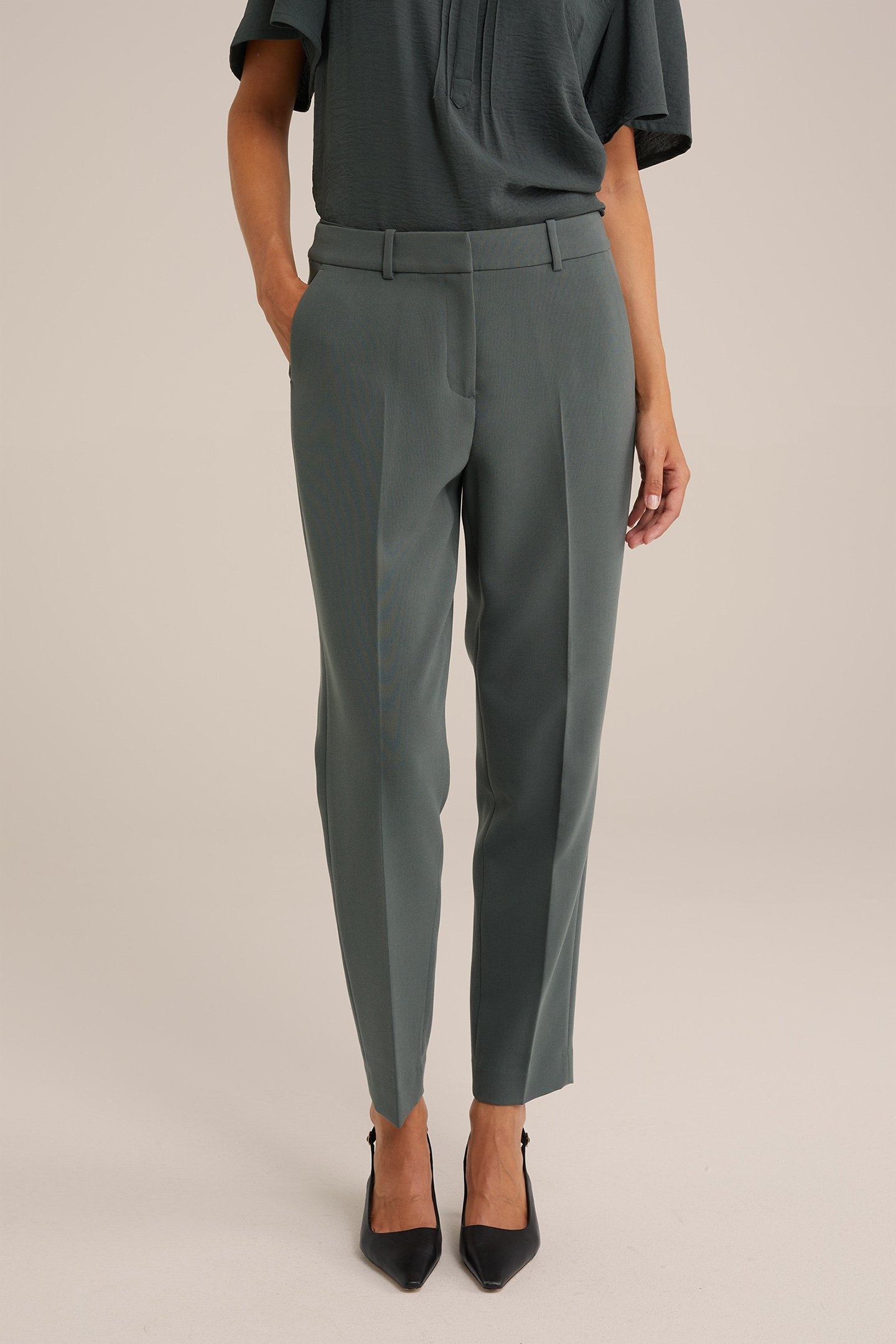 TROUSER SEA GREEN 1