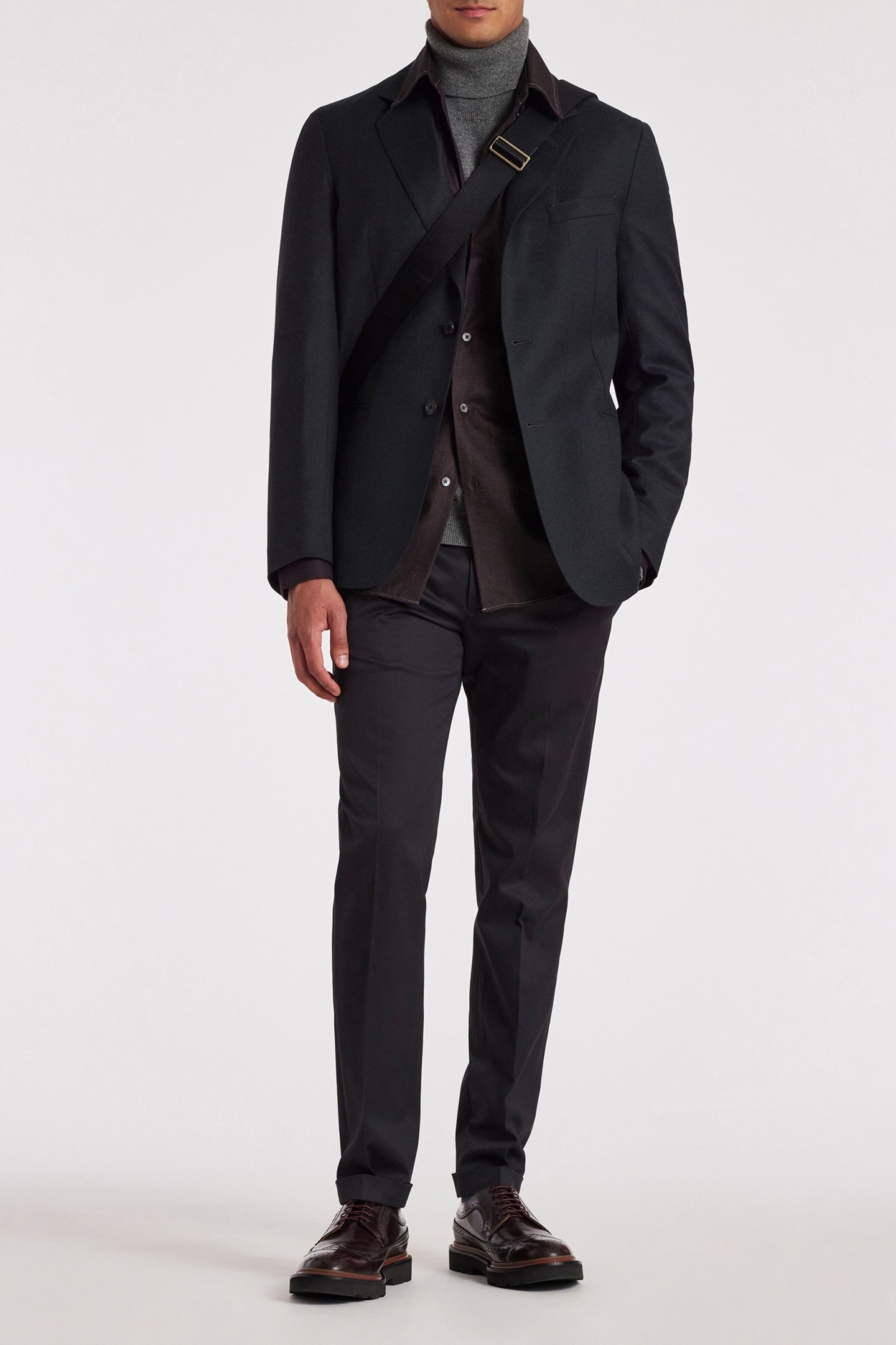 TROUSER BLACK MELANGE 3