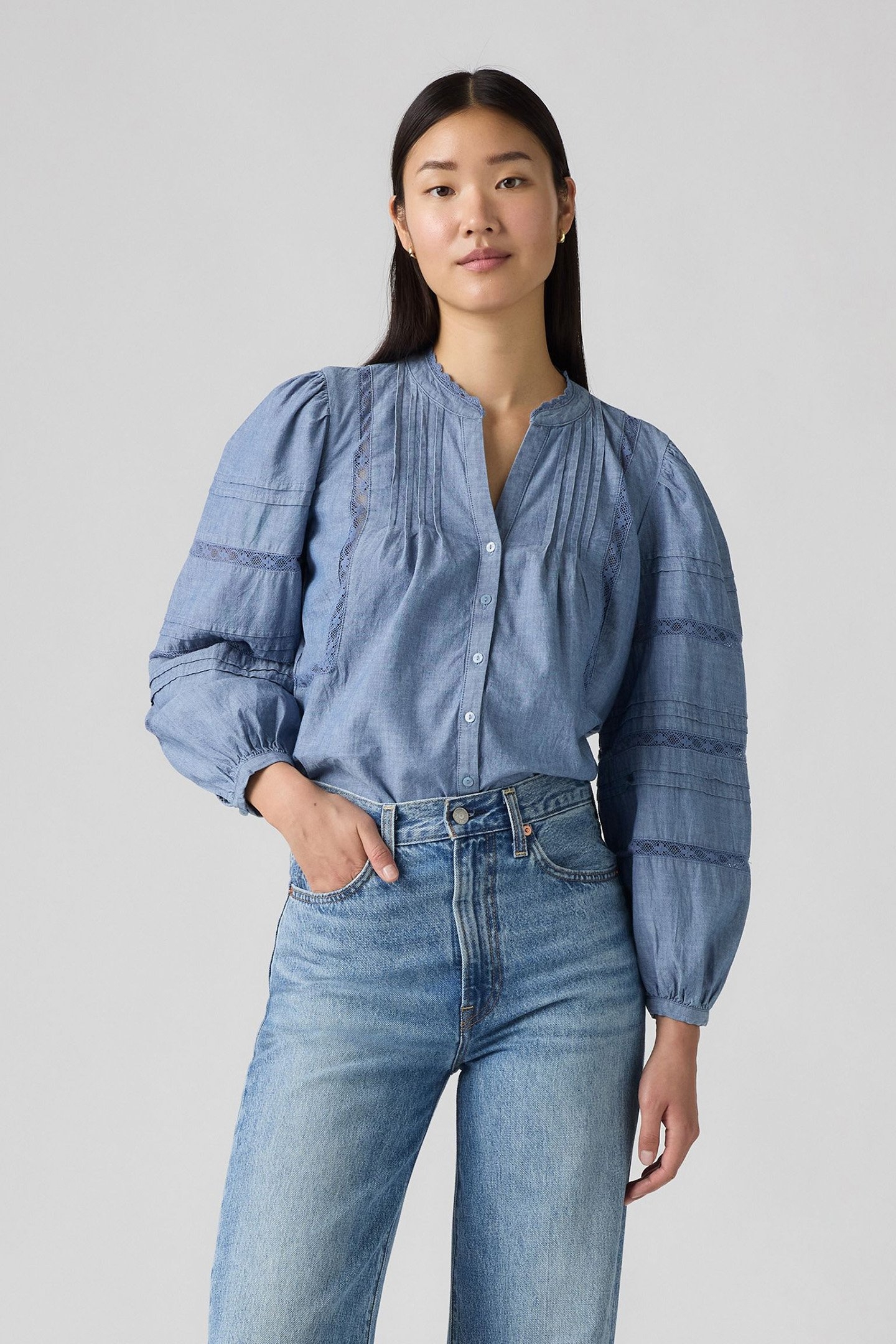 MANDY LS BLOUSE FAVORITE SUBJECT 1