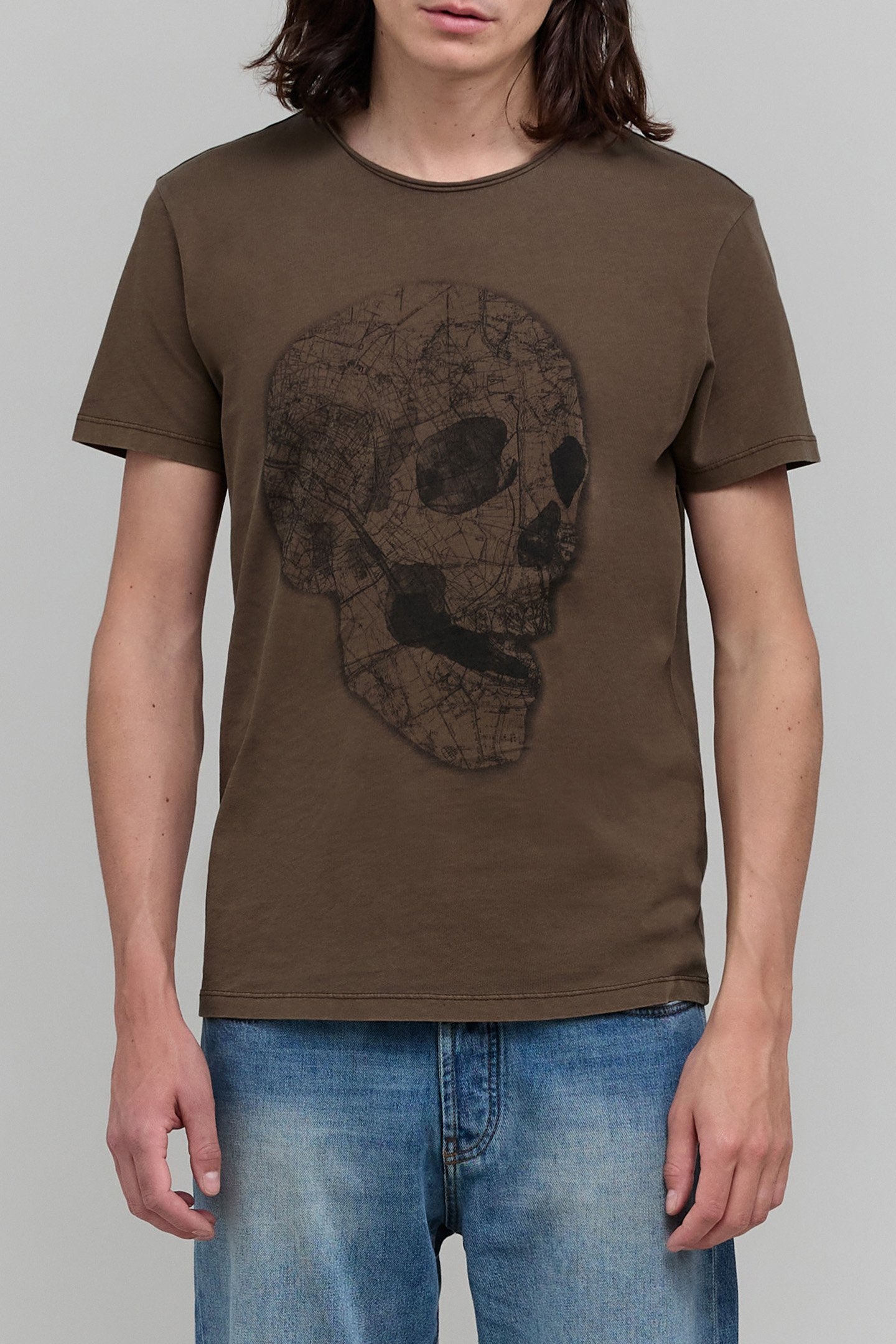 T-SHIRT LAUREL ORGANIC COTTON SKULL-CARD MEN 1